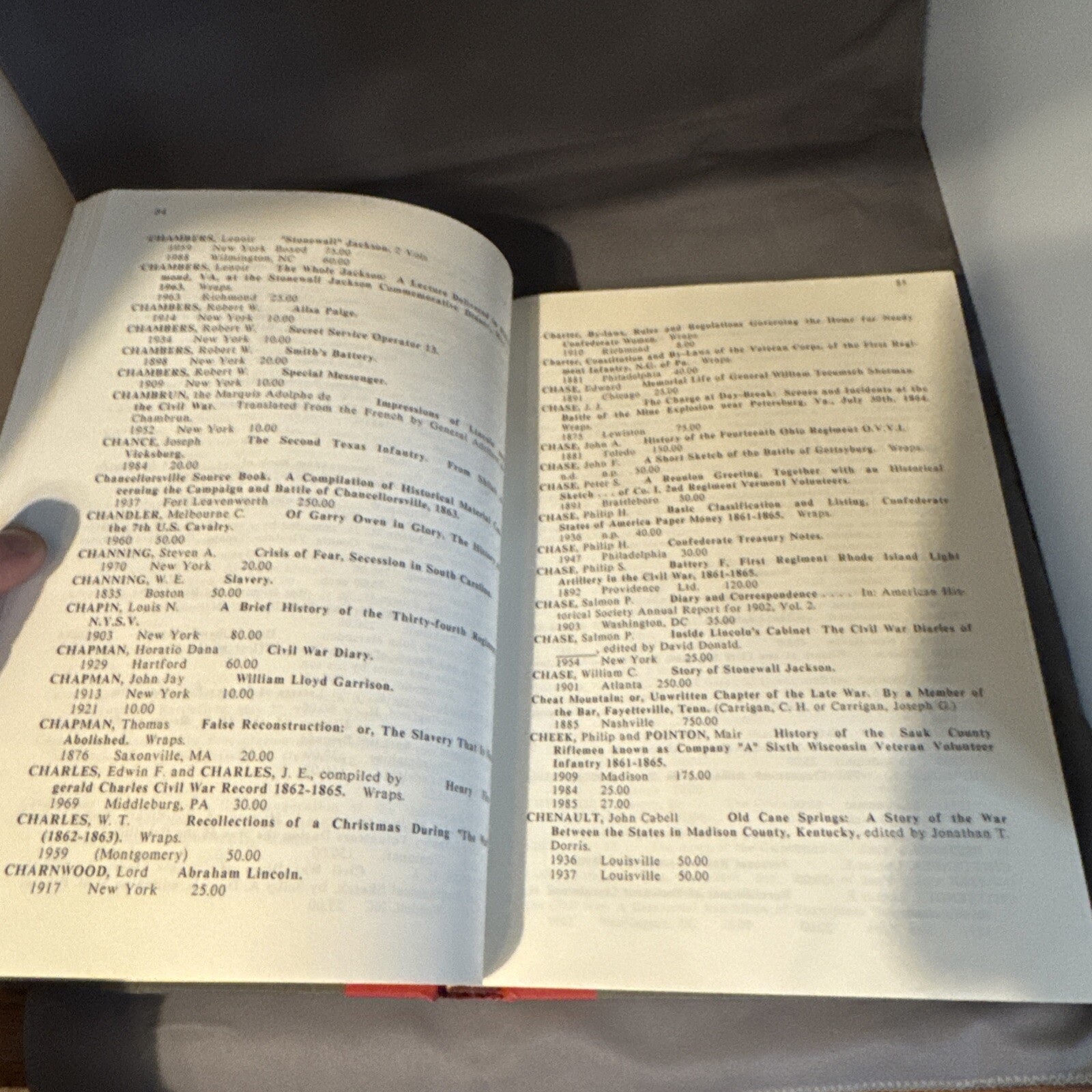 Civil War Books: A Priced Checklist | Tom Broadfoot (1990) 3rd Ed *NM – 9.4*