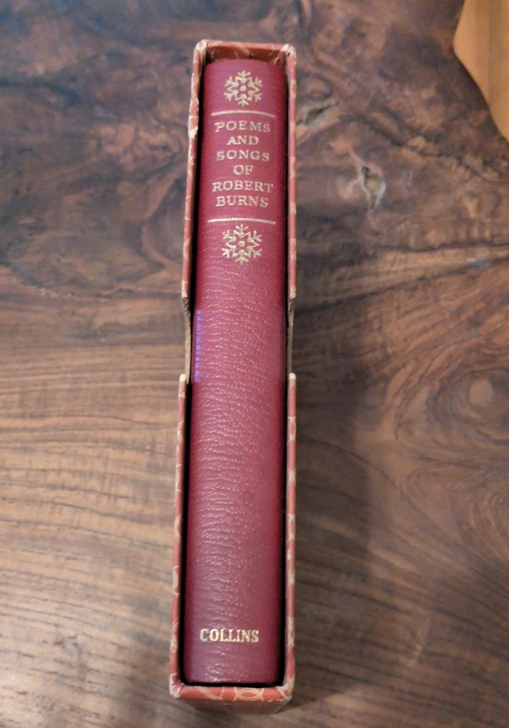 Poems and Songs of Robert Burns (1969, Collins)Full leather Original Slipcover