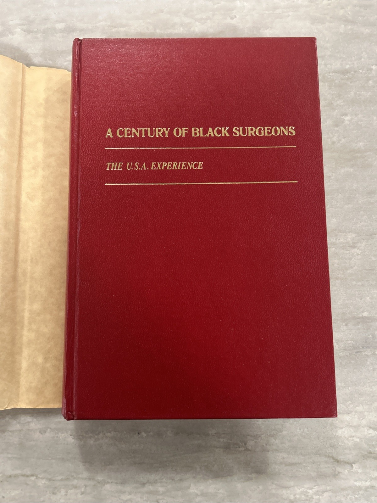 C. ORGAN „A CENTURY OF BLACK SURGEONS“ 2 VOLS 1ST EDITION 1987 HC/DJ VG