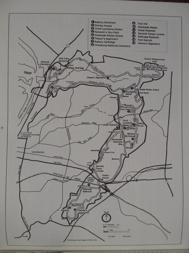 VICKSBURG – A SELF-GUIDED TOUR GUIDE OF THE BATTLEFIELD – BRAND NEW
