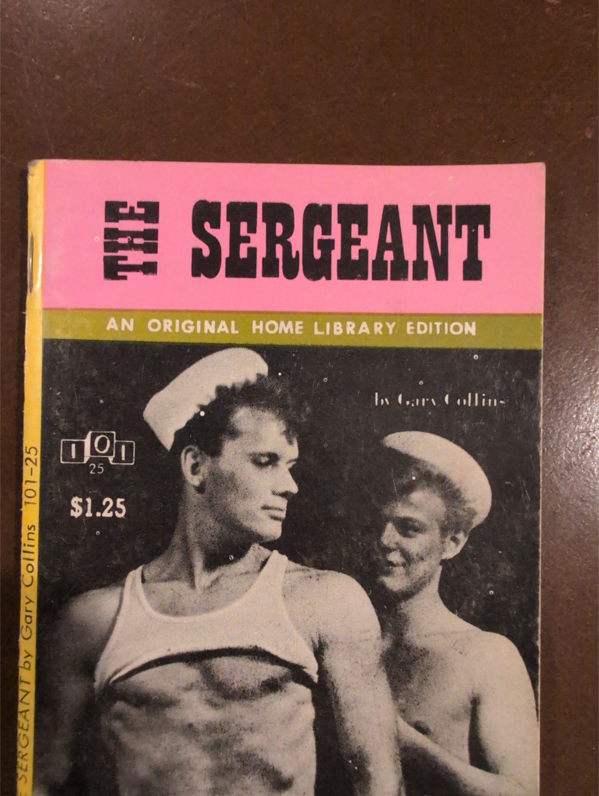 THE SERGEANT -1968 GARY COLLINS -101 ENTERPRISES VINTAGE PULP NOVEL GAY INTEREST