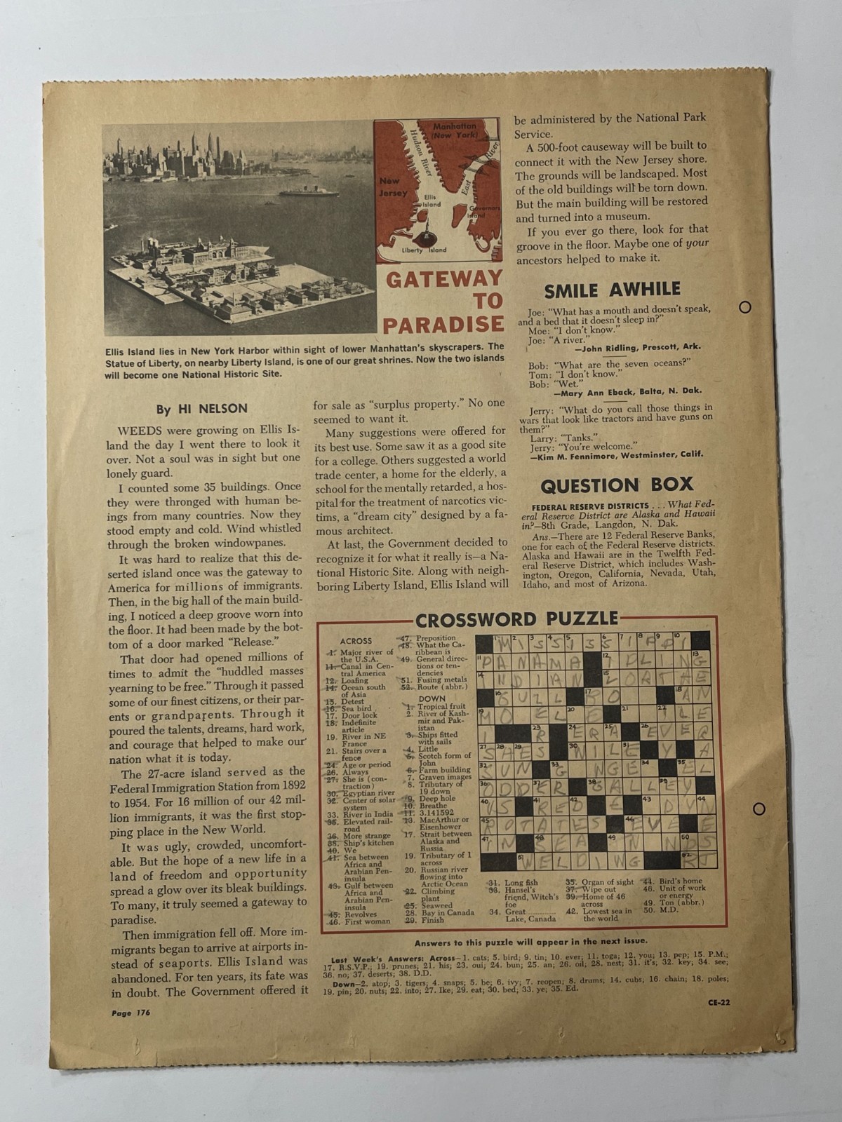 Current Events News Letter – American Education Publication – March 8-12 1964