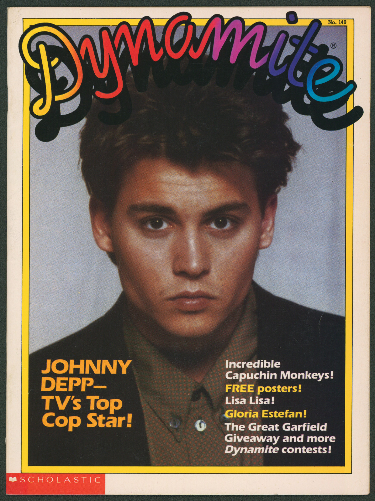 Dynamite Magazine January 1989 Johnny Depp ~Lisa Lisa~ Gloria Estefan