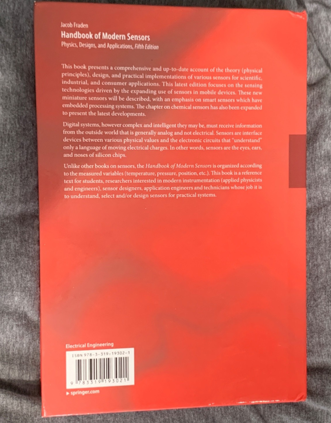 Handbook of Modern Sensors: Physics, Designs and Applications Hardcover