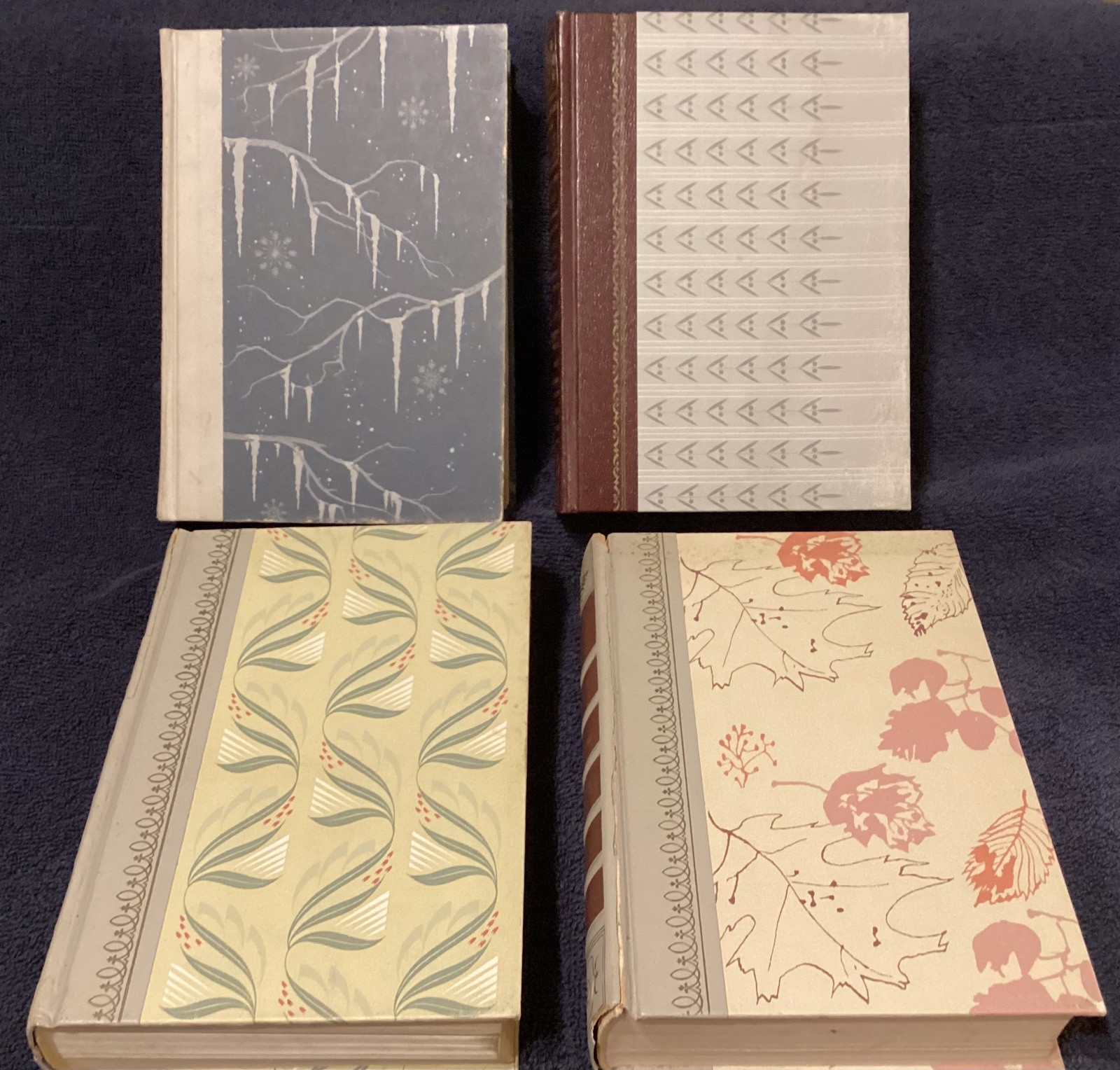 Readers Digest Condensed Books Assorted 1950’s Lot of 4 STAGING DECOR VINTAGE