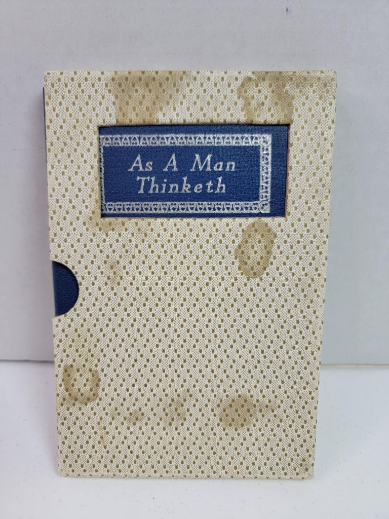 As A Man Thinketh James Allen Vintage Collins Greetings Books Hardcover Slipcase