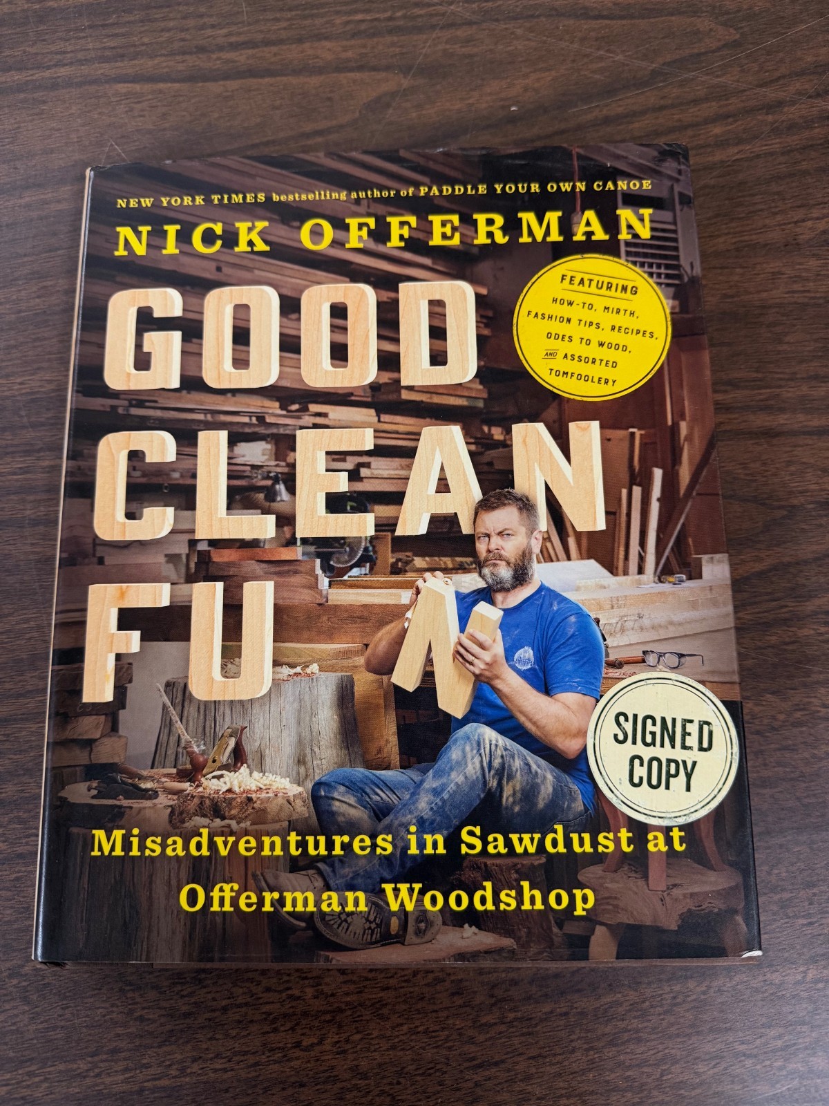 Good Clean Fun by Nick Offerman (HC, 2016) – Autographed