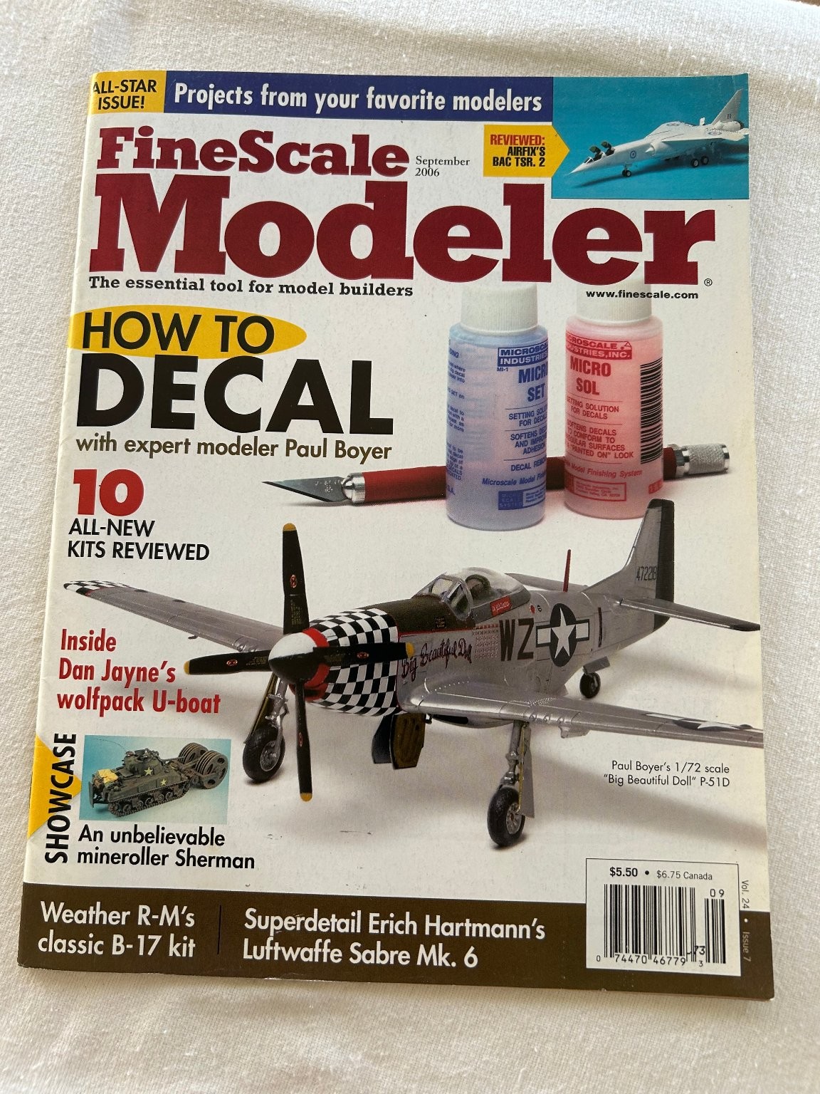 FineScale Modeler Magazine September 2006 Issue 7 Model Building Tips