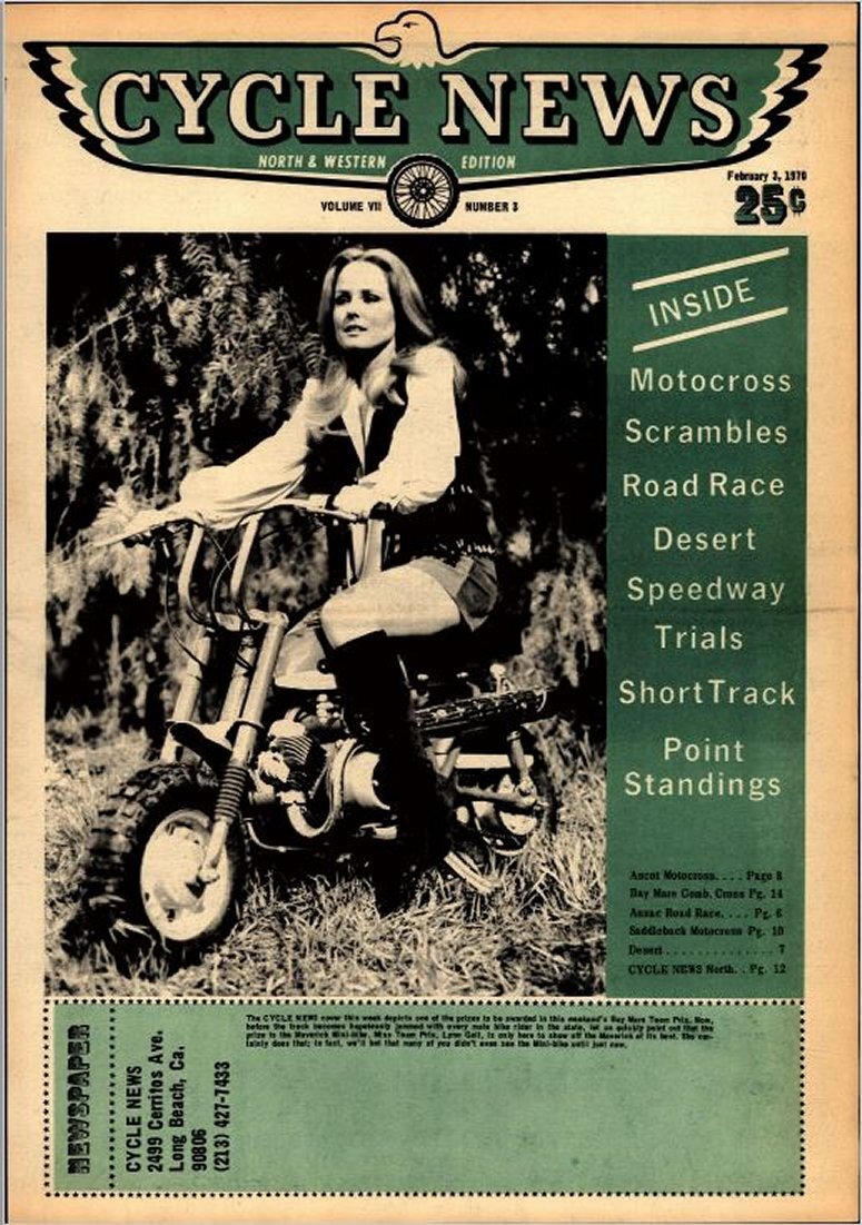 CYCLE NEWS 1970S 498 Choice Issue Collection On USB Flash Drive