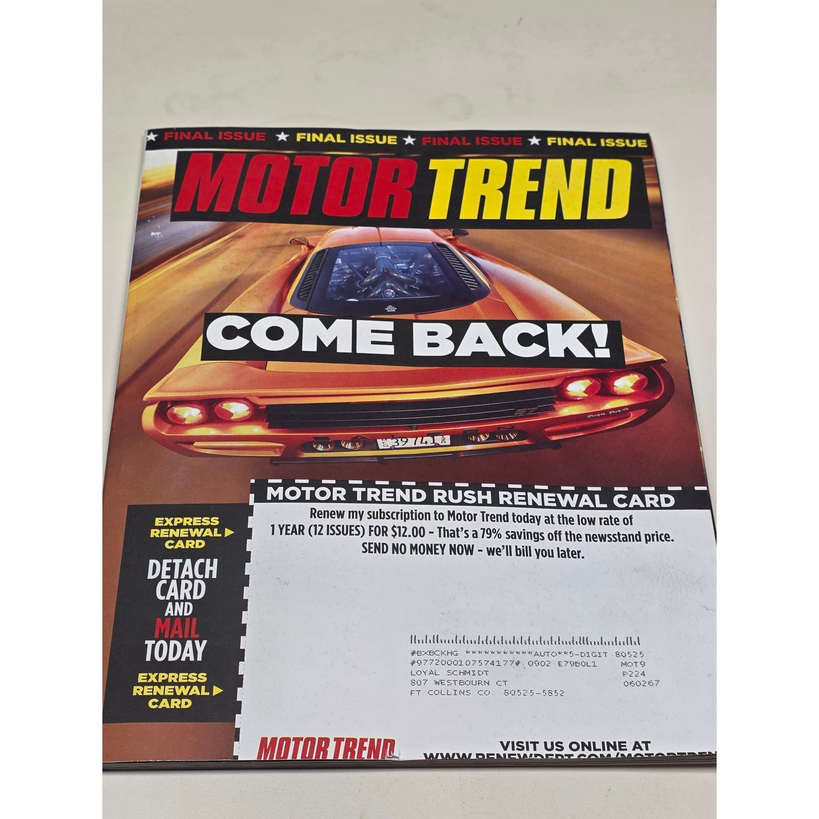 Motor Trend Magazine February 2009 Mustang vs 370Z ZR1 Hummer H3T Coupes Issue
