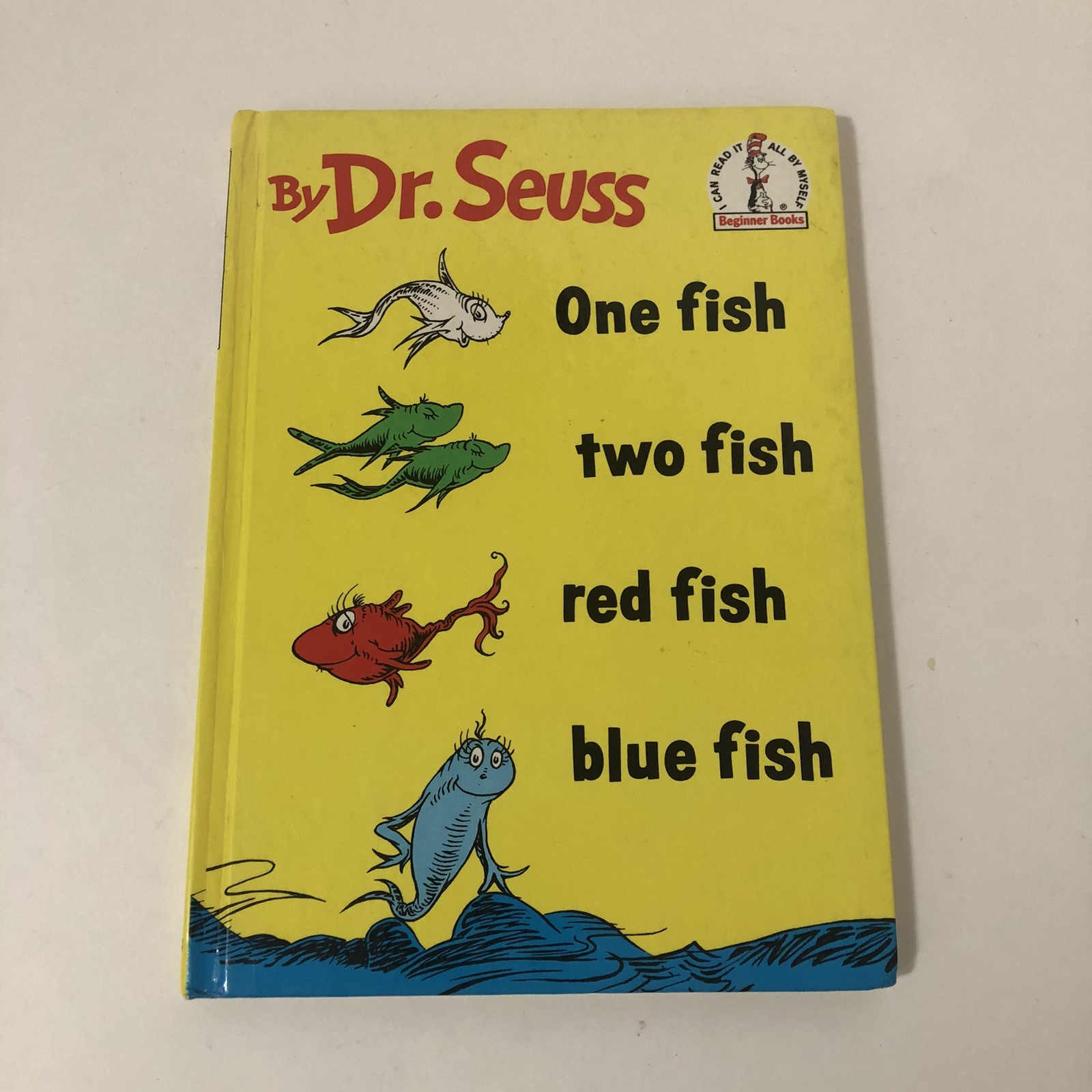 Vintage 1960 Dr Seuss One Fish Two Red Blue Fish 1ST First Edition B-13*READ