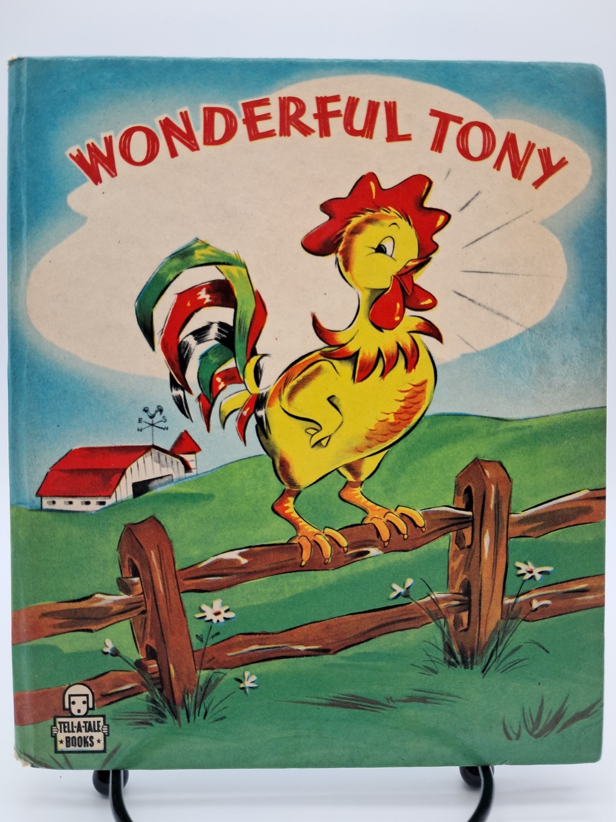 Tell-A-Tale Books #871 Vintage Children’s Book Wonderful Tony 1947 Kids Fiction