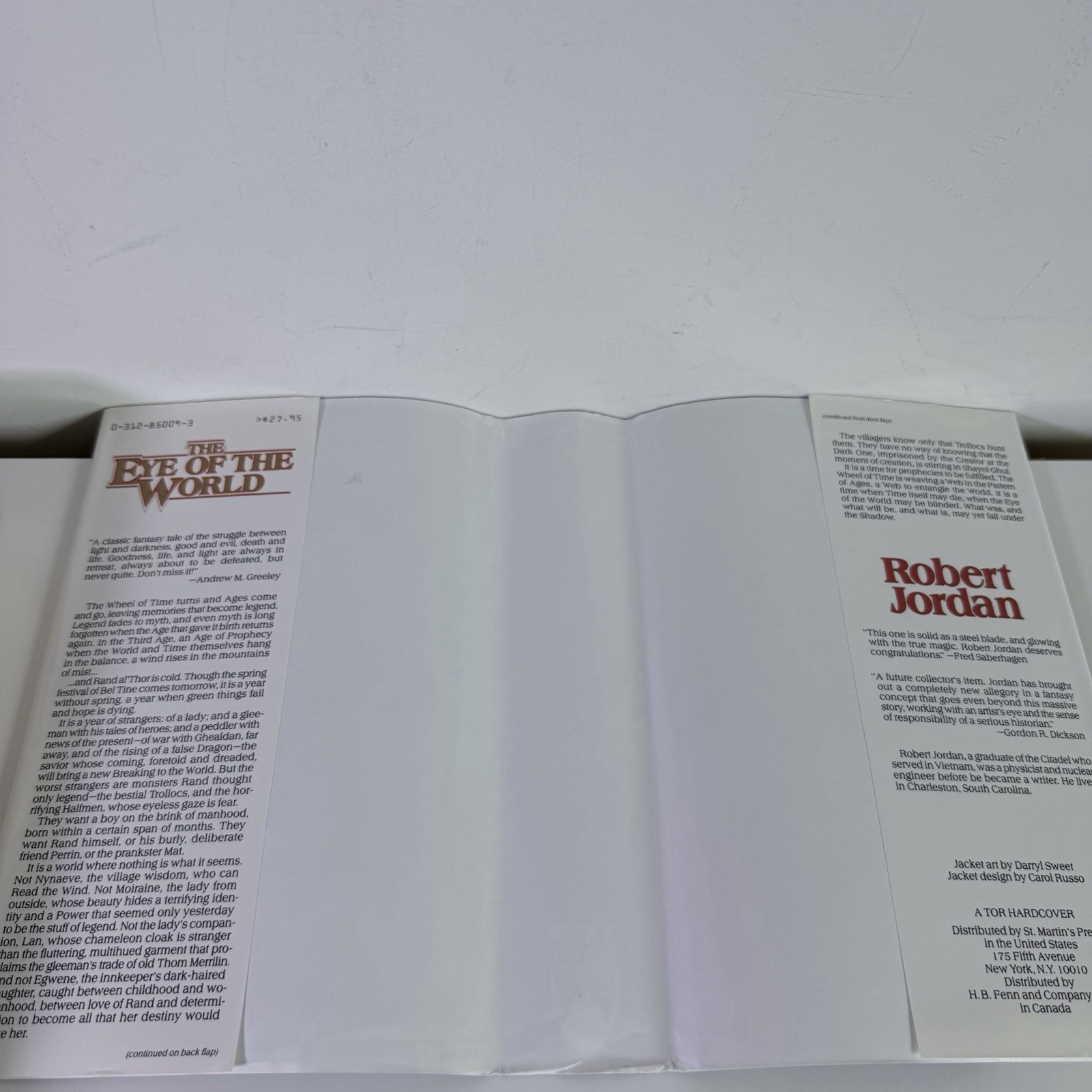 Robert Jordan The Eye of the World First Edition, 11th Print. Wheel of Time