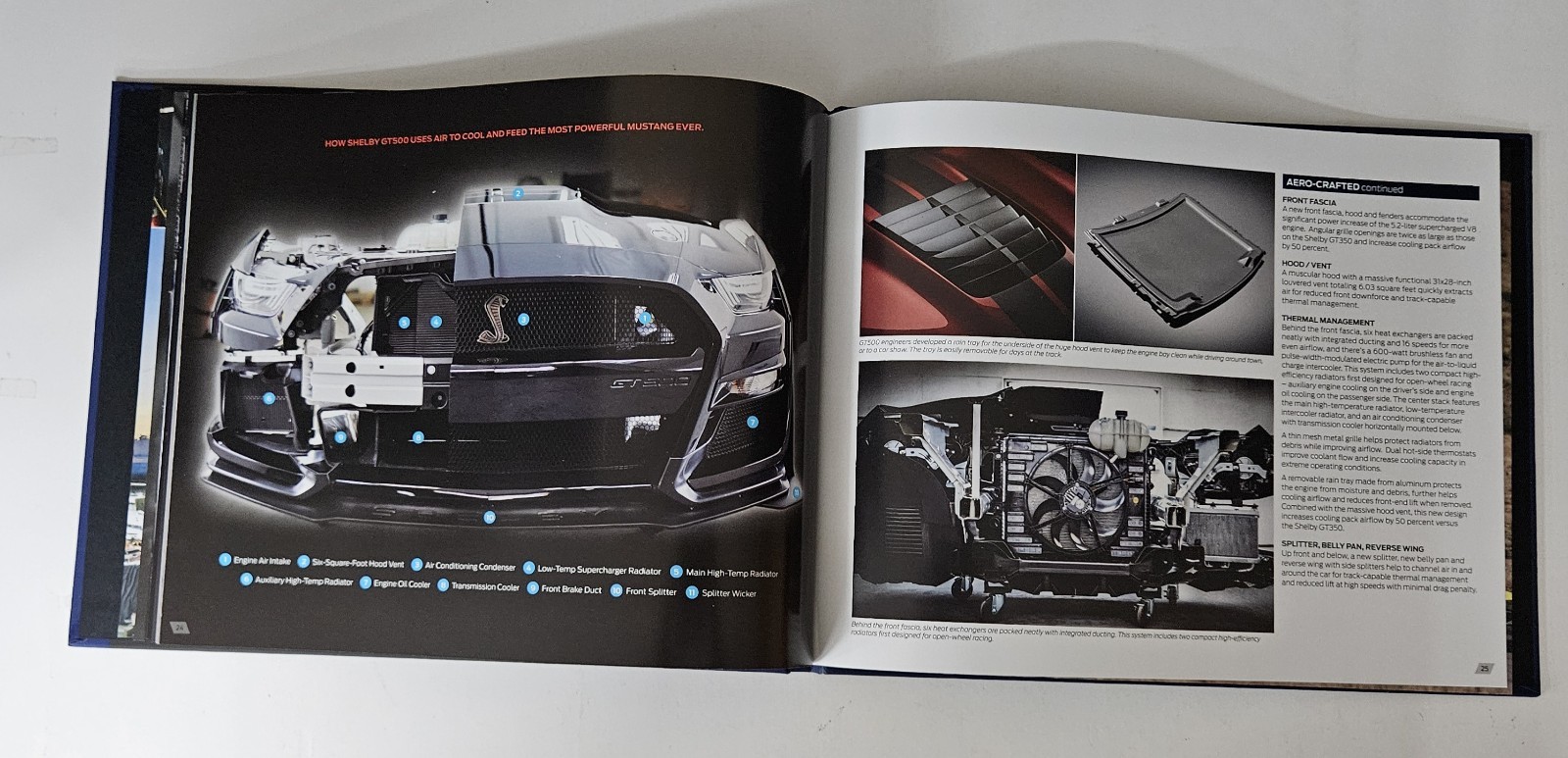 2020 Shelby GT350 & GT500 Coffee Table Books & 5 Shelby 1 Bullitt Literature