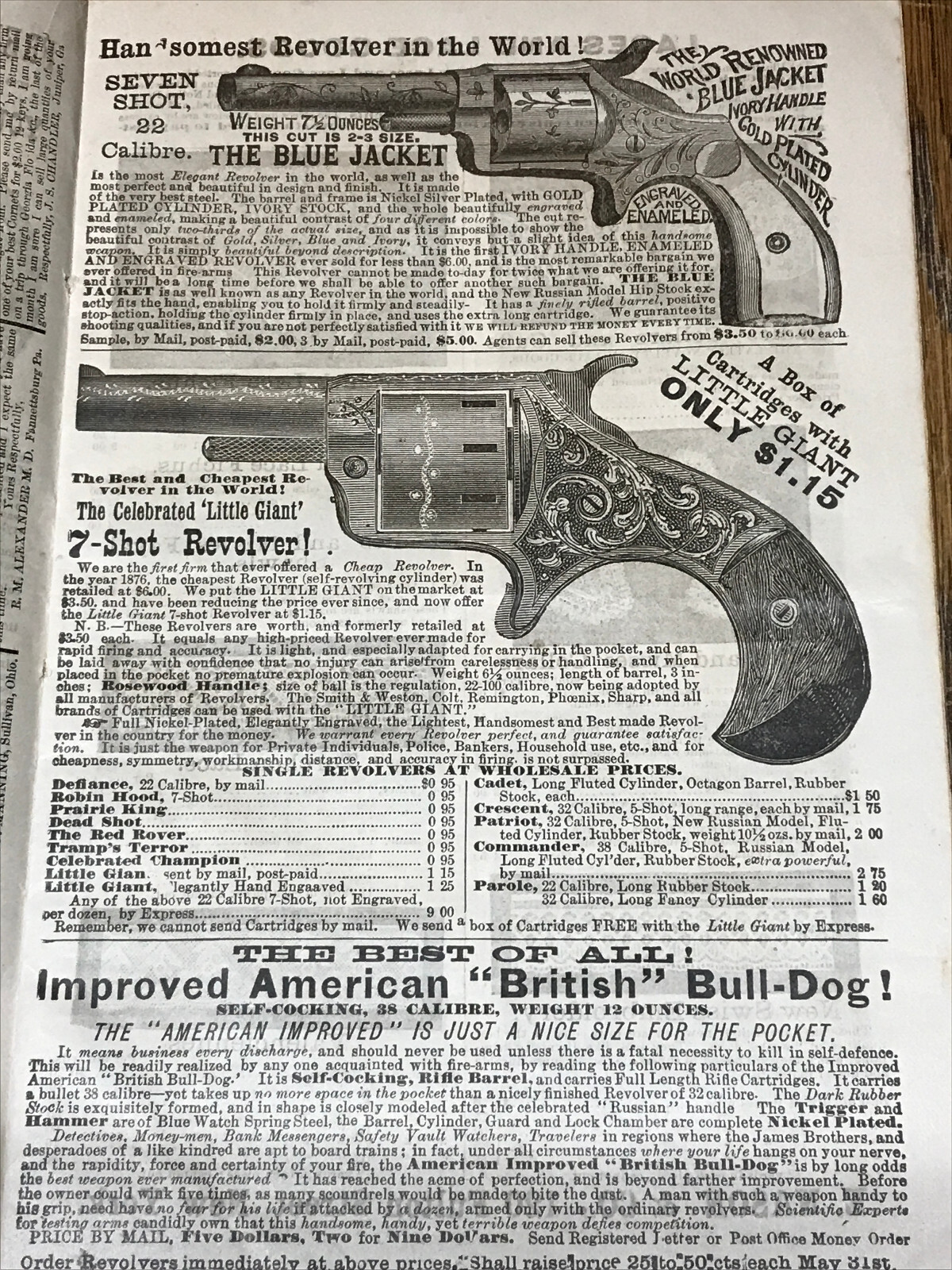 RARE 1884 Wholesale Price List And Catalogue E. Nason & Co. Novelty Dealers N.Y.