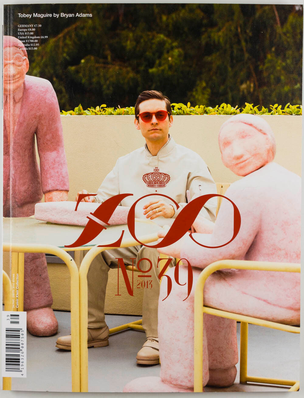 TOBEY MAGUIRE NIK HARTLEY SANDOR LUBBE JIM BUTLER BRYAN ADAMS Zoo style magazine