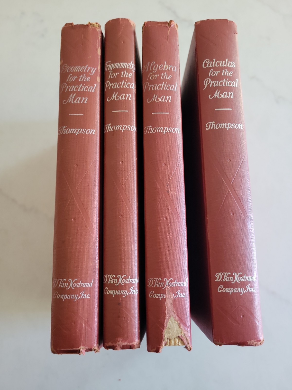 Mathematics For Self Study 1946 Book Set J.E. Thompson For The Practical Man