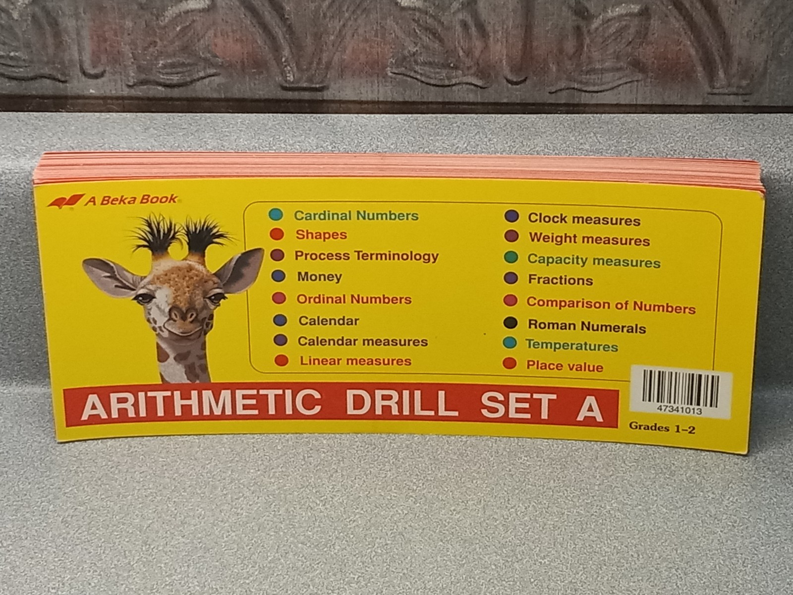 A Beka Book Arithmetic Drill Set A Flashcards for Grades 1 – 2 V-Good Uncomplete