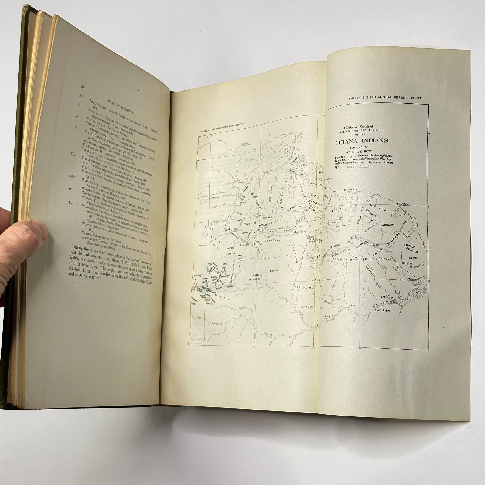 „Report of the Bureau of American Ethnology, 1916-1917“ (Guiana Indian Crafts)