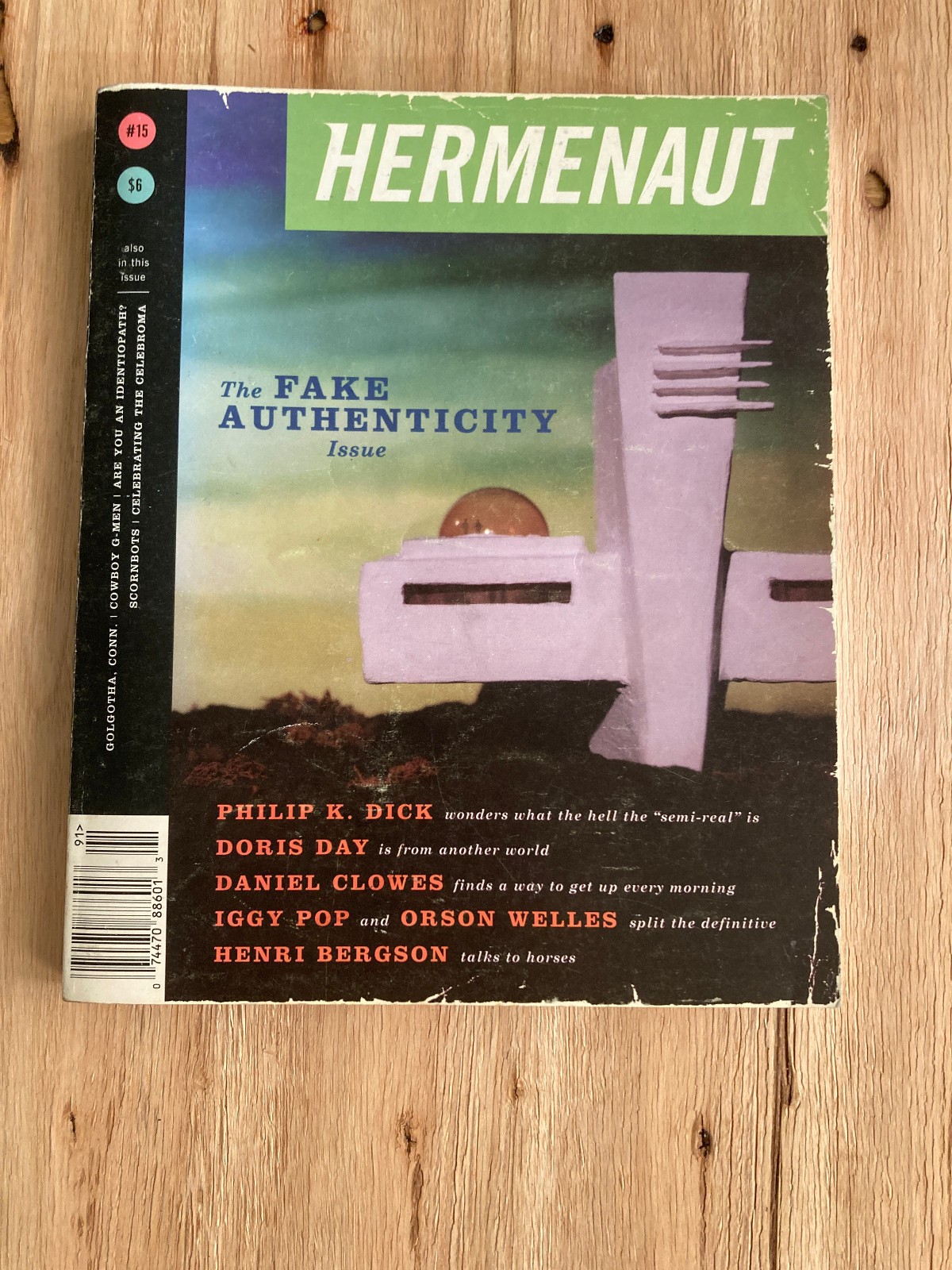 HERMENAUT #15 Summer 1999 Philip K Dick Iggy Pop Daniel Clowes henri bergson
