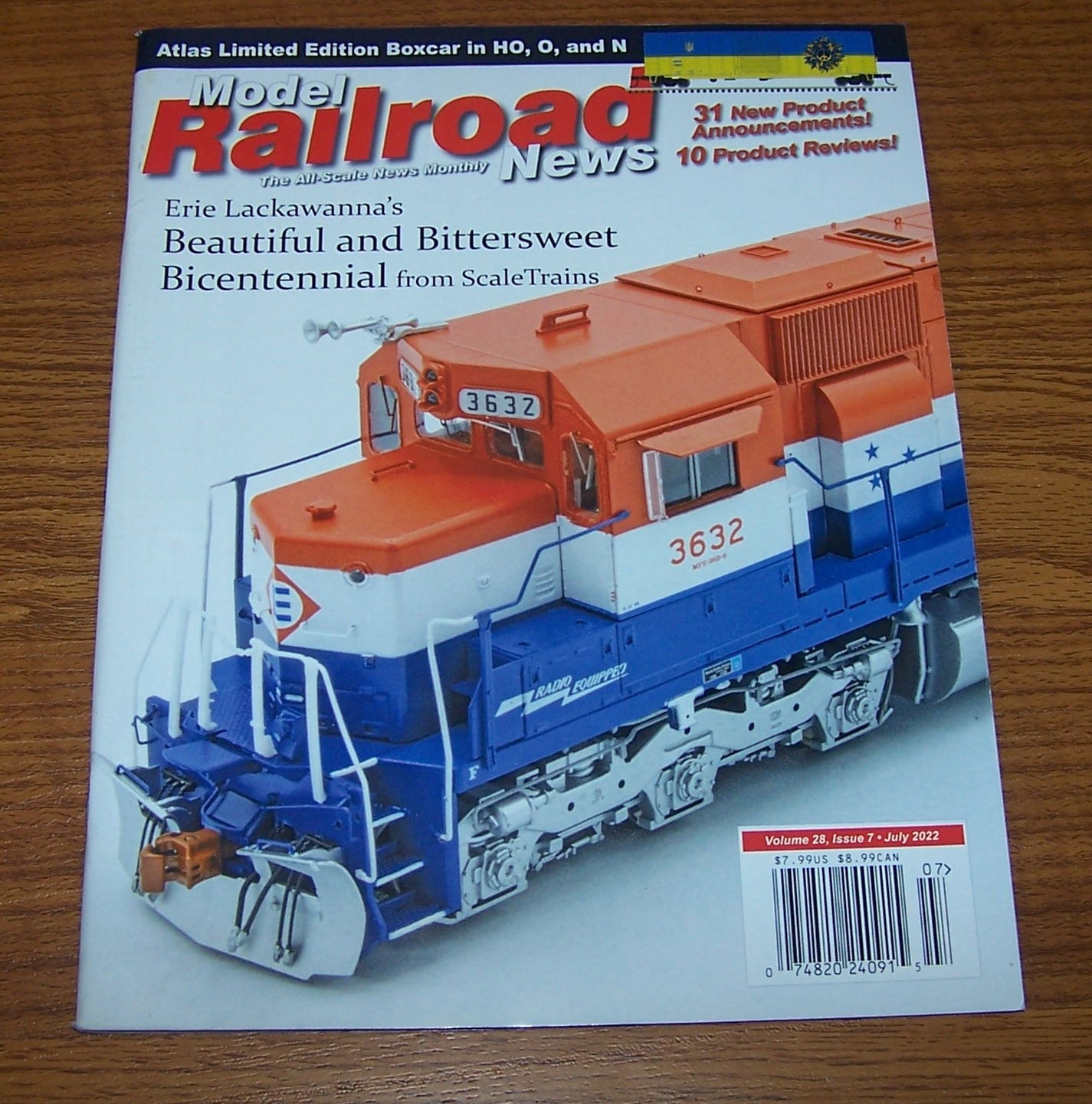 MODEL RAILROAD NEWS MAGAZINE | JULY 2022 | ERIE LACKAWANNA BICENTENNIAL