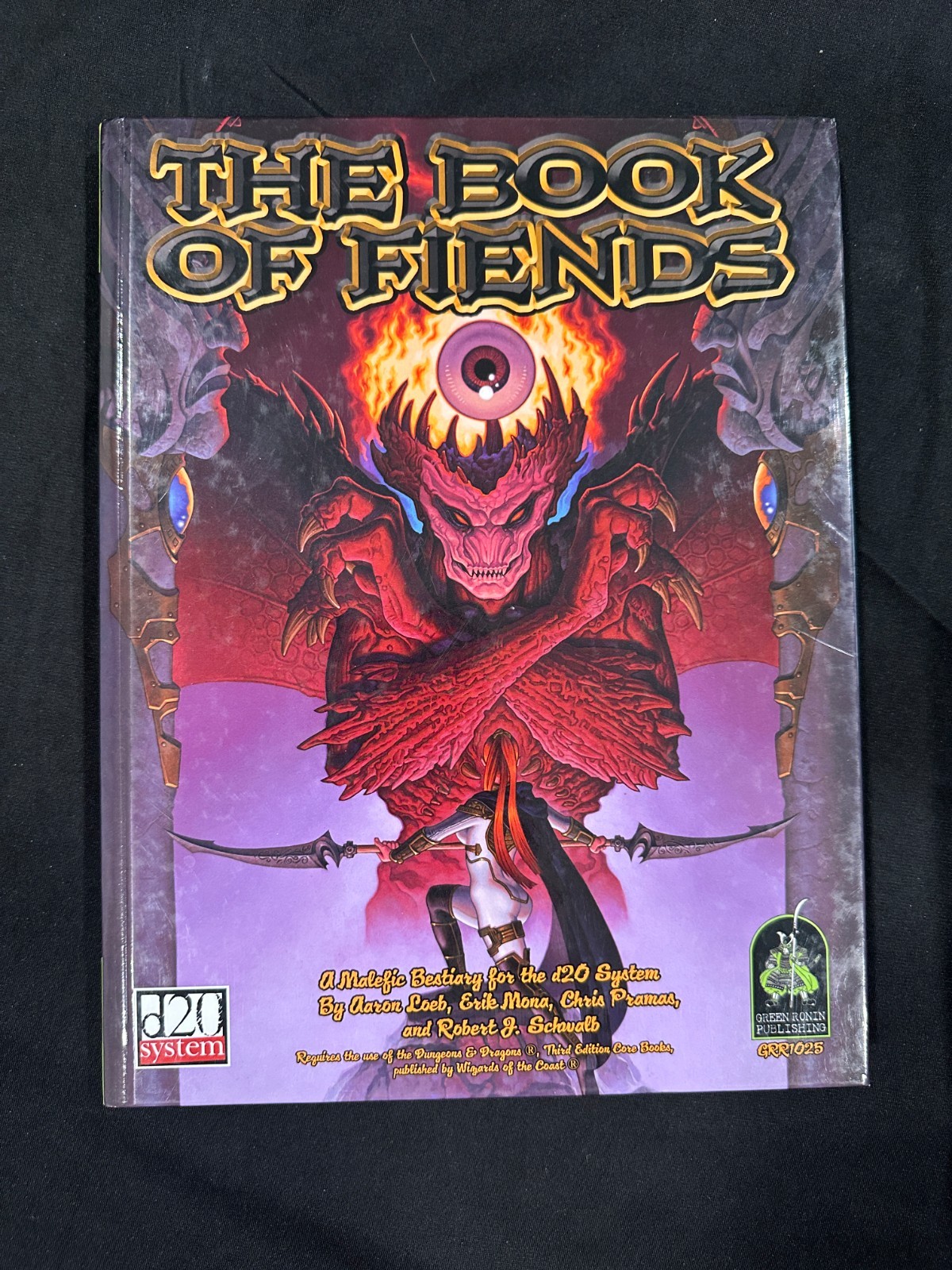 The Book of Fiends Green Ronin Publishing d20 System D&D 3rd Edition GRR1025