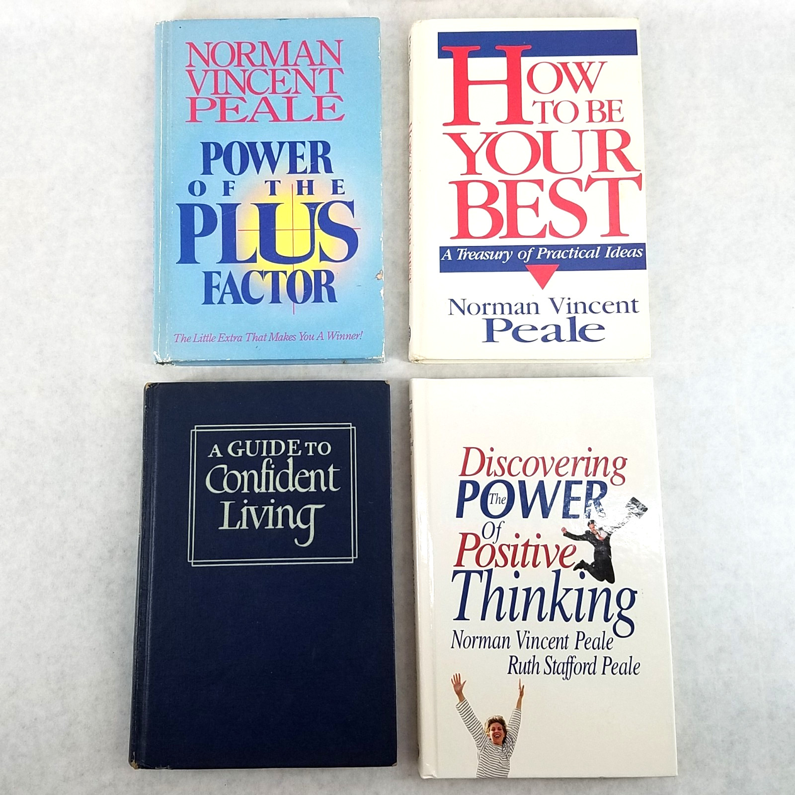 Norman Vincent Peale Lot of 4 Hardcovers – Titles in Description