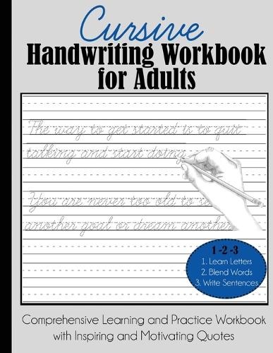 Dylanna Press Cursive Handwriting Workbook for Adults (Paperback)