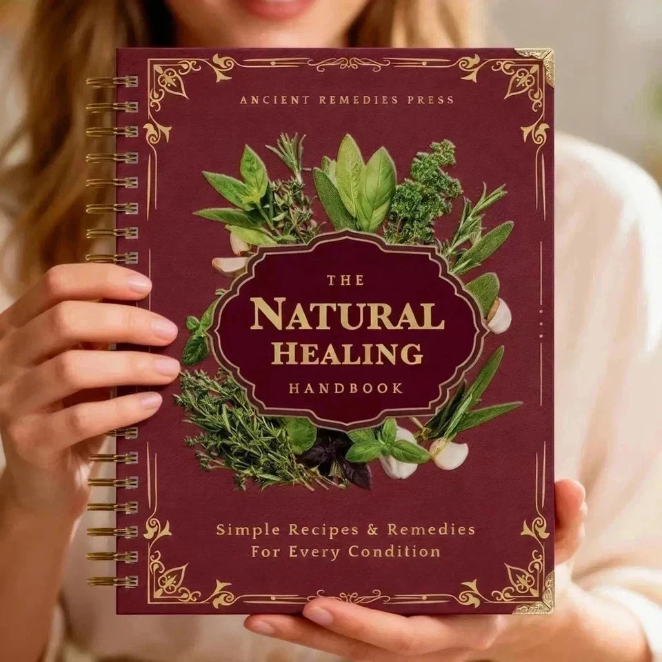 The Natural Healing Handbook, Spiral-Bound Guide for Herbal Remedies and Natural