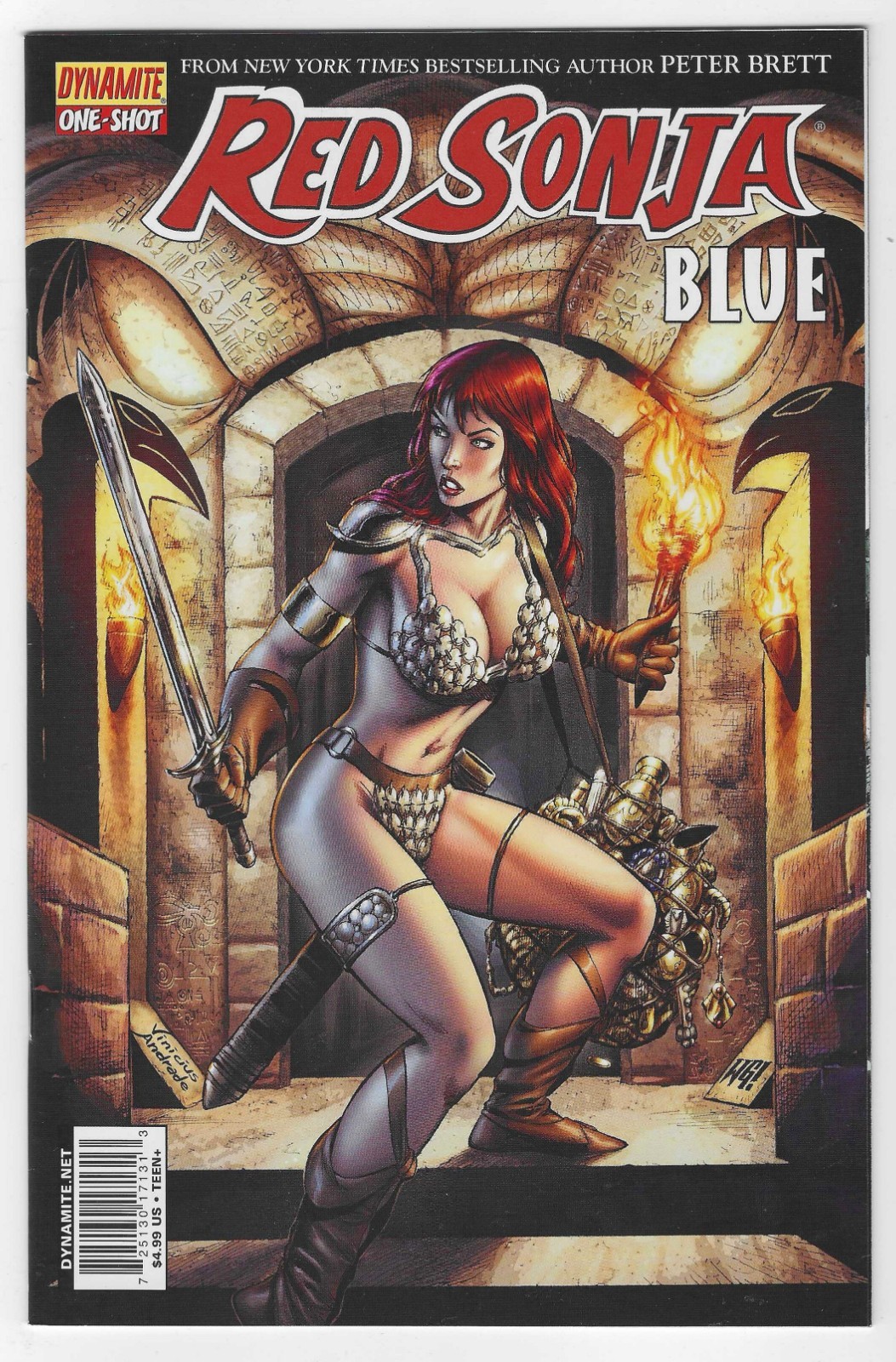 Red Sonja Blue Variant Cover One-Shot Dynamite Comics (2011) NM-