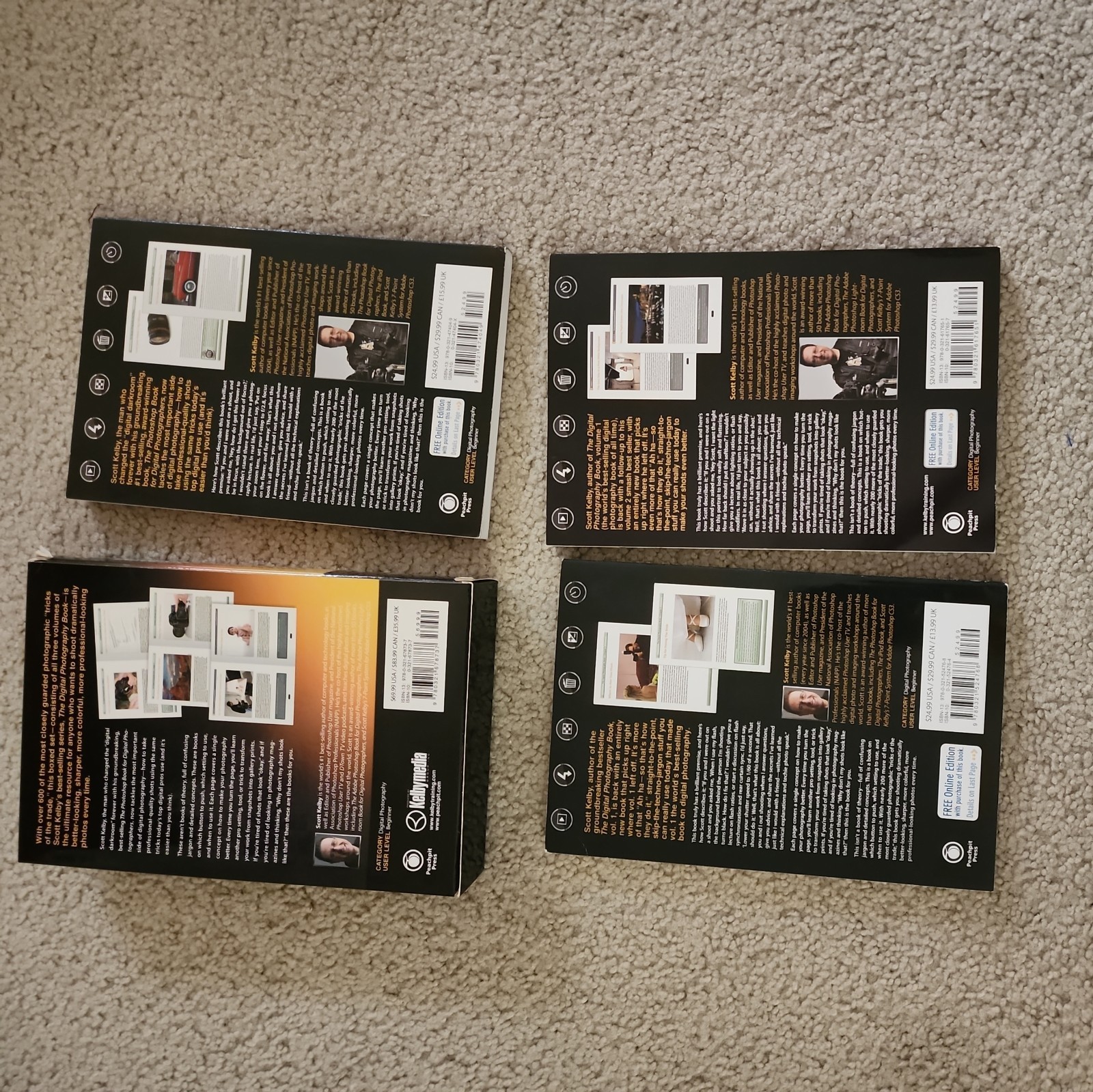 Scott Kelby’s Digital Photography Boxed Set volumes 1 to 3