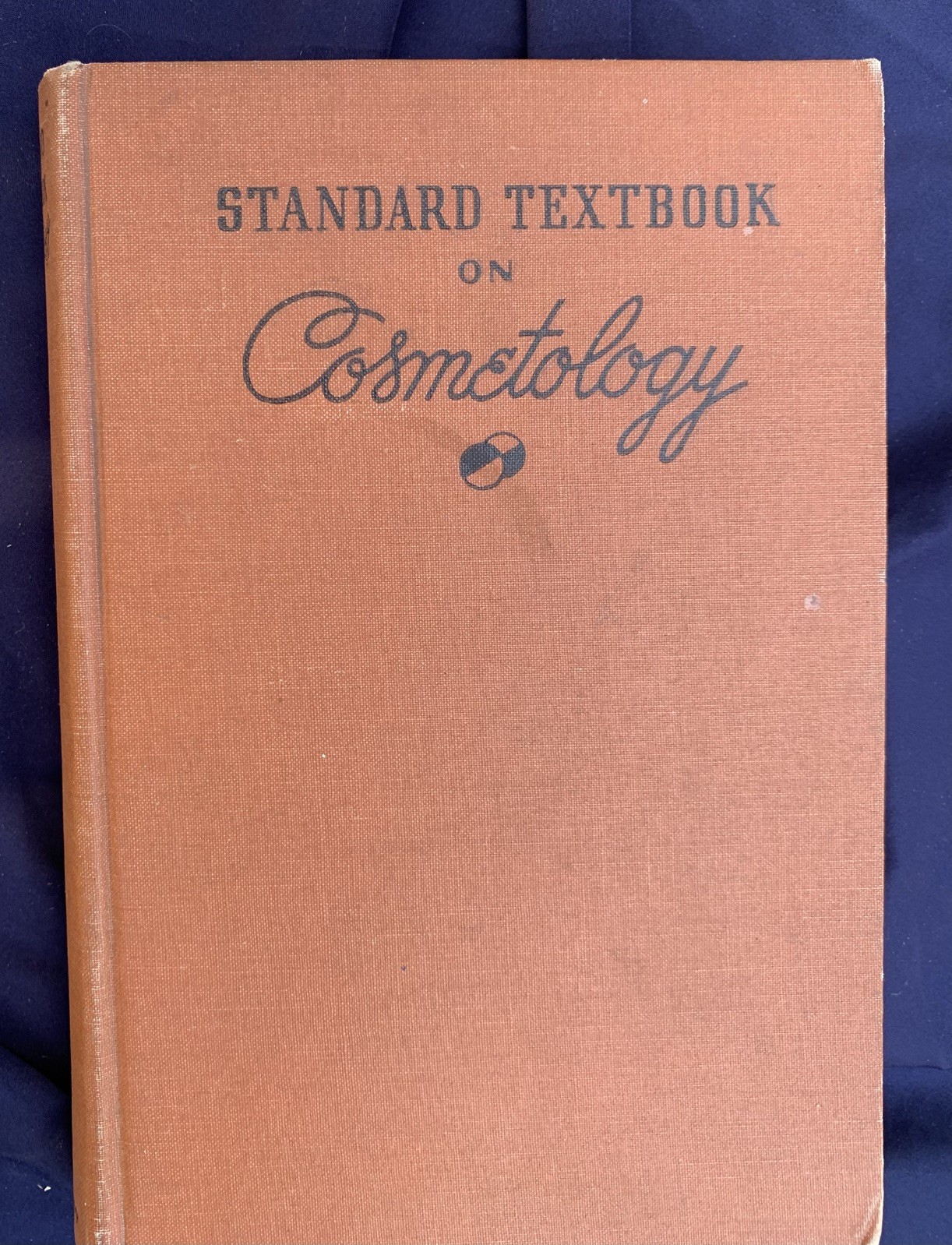1940 STANDARD TEXTBOOK ON COSMETOLOGY MILADY BROWN HARDCOVER VINTAGE BOOK
