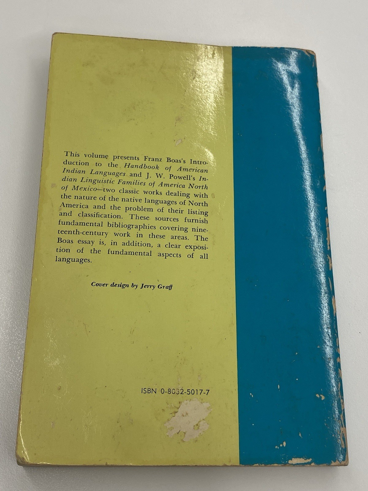 American Indian Languages Paperback Book By Franz Boas And J.W. Powell Bison Boo