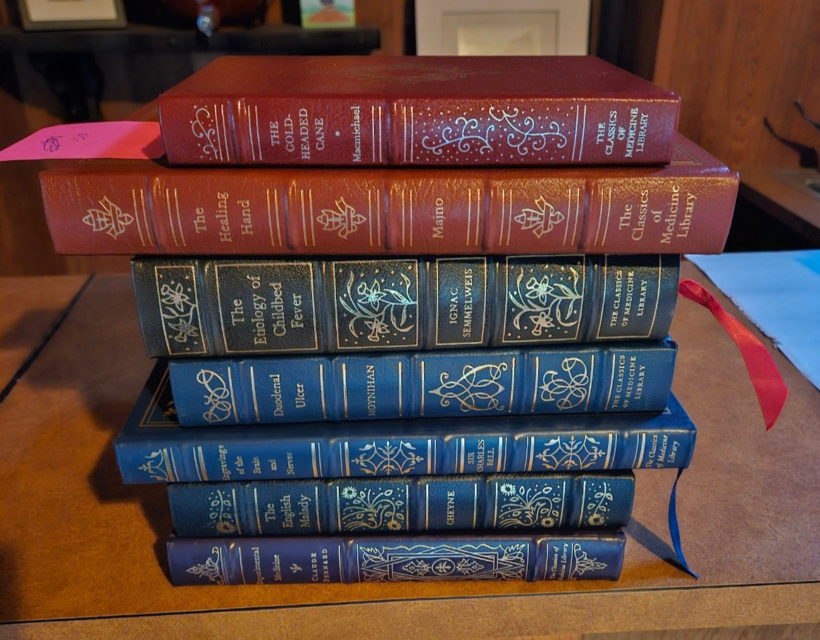 Classics of Medicine Library, Leather bound Gryphon Editions, CHOOSE TITLE