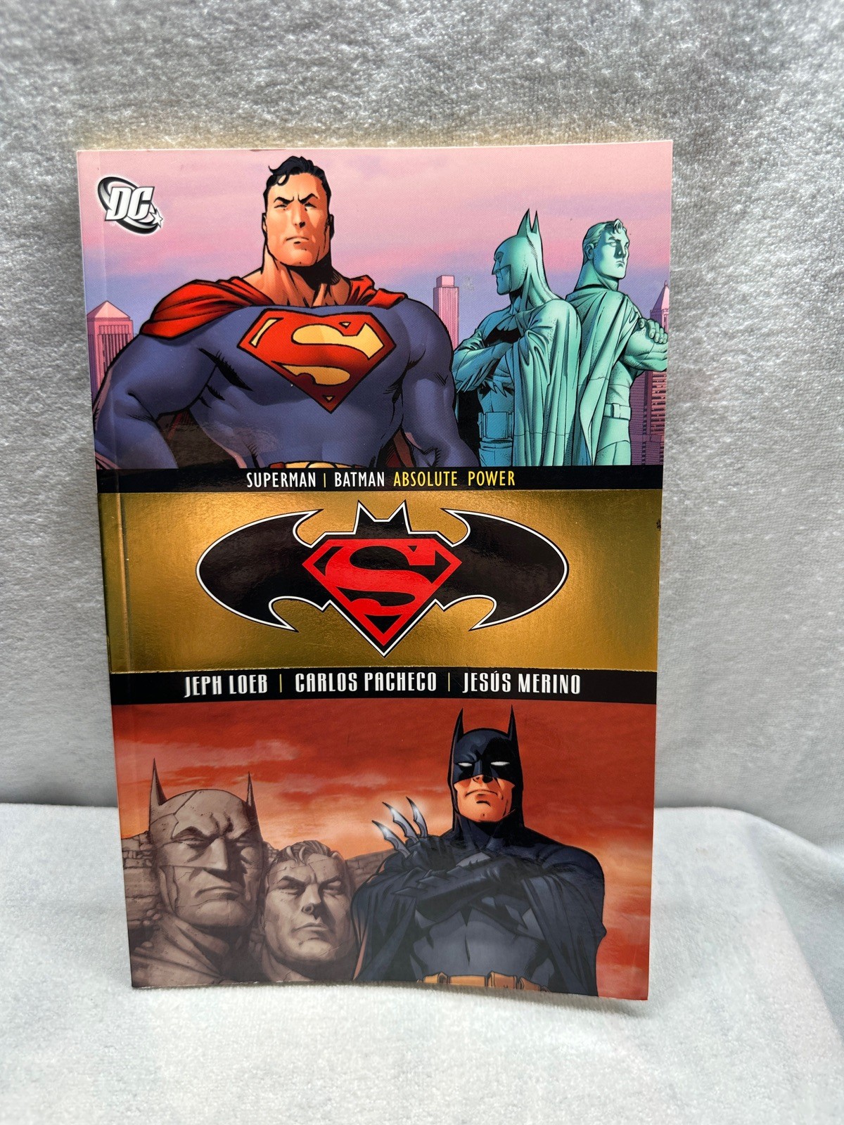 Superman Batman Absolute Power Jeph Loeb Graphic Novel Used Condition Book