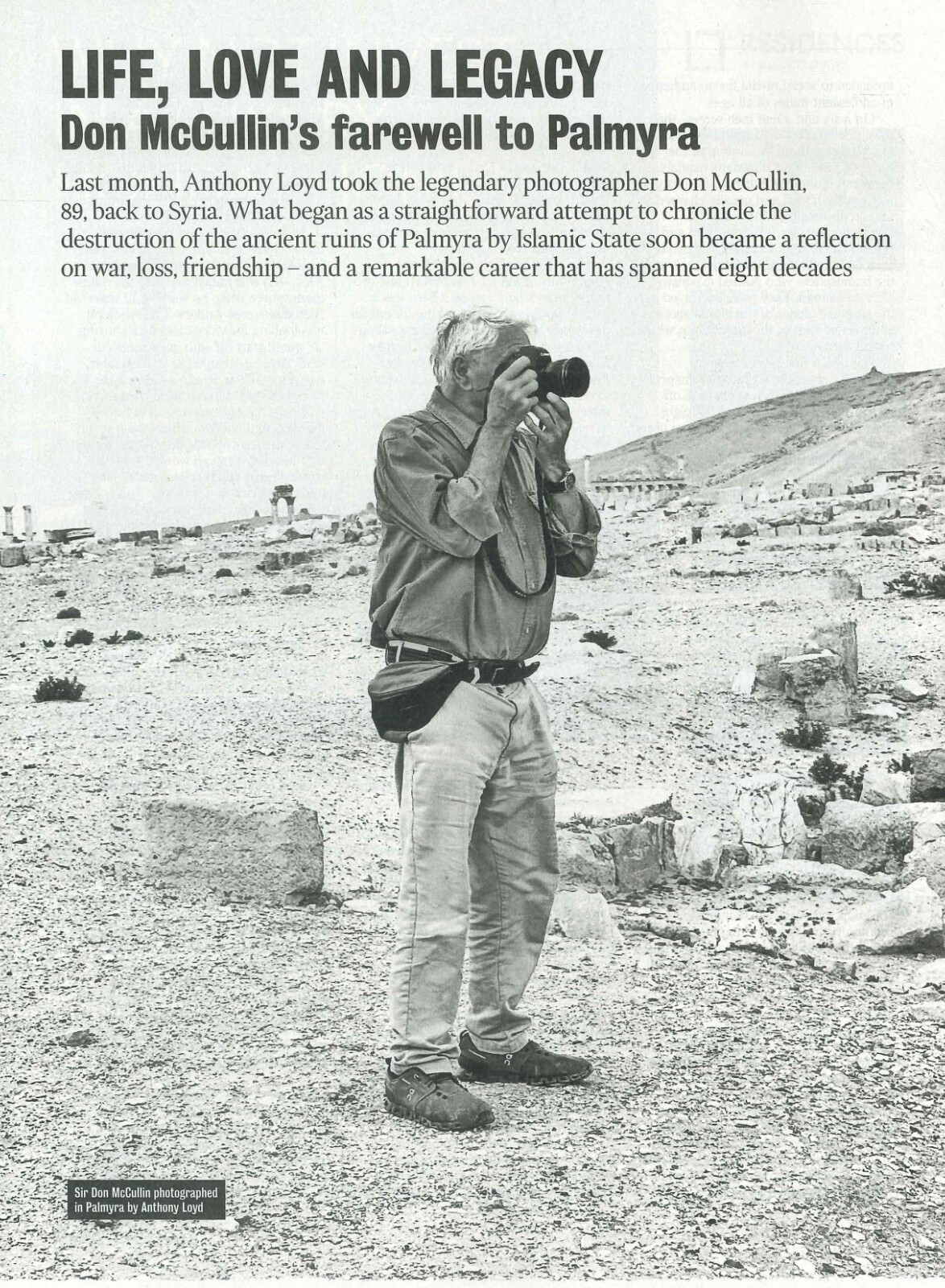 Times Magazine: Don McCullin, Raymond Blanc, Harrods Mohamed Al-Fayed, 31.5.25