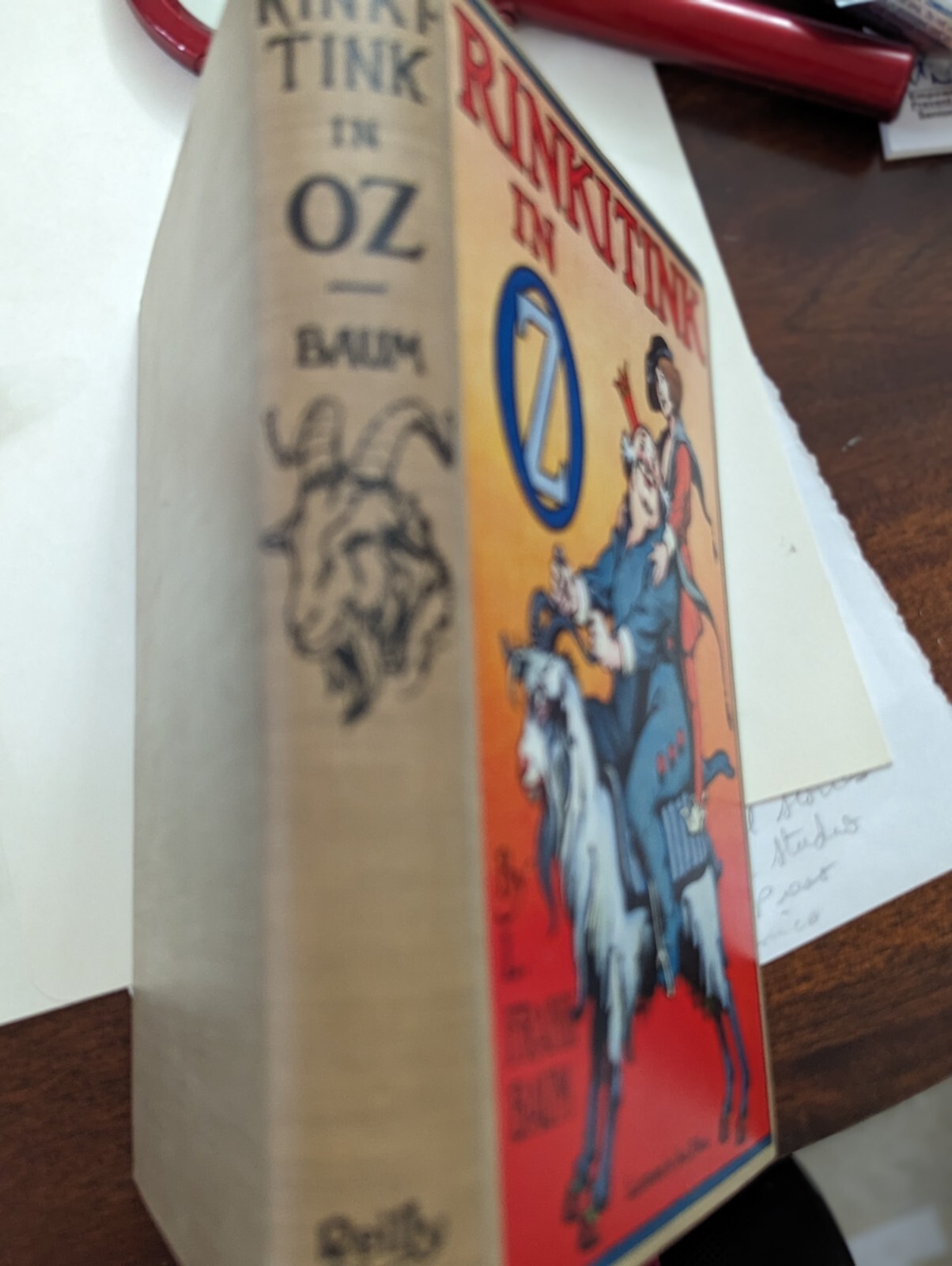 RINKITINK IN OZ L. Frank BAUM Reilly & Lee 3rd Edition Excellent Cond.