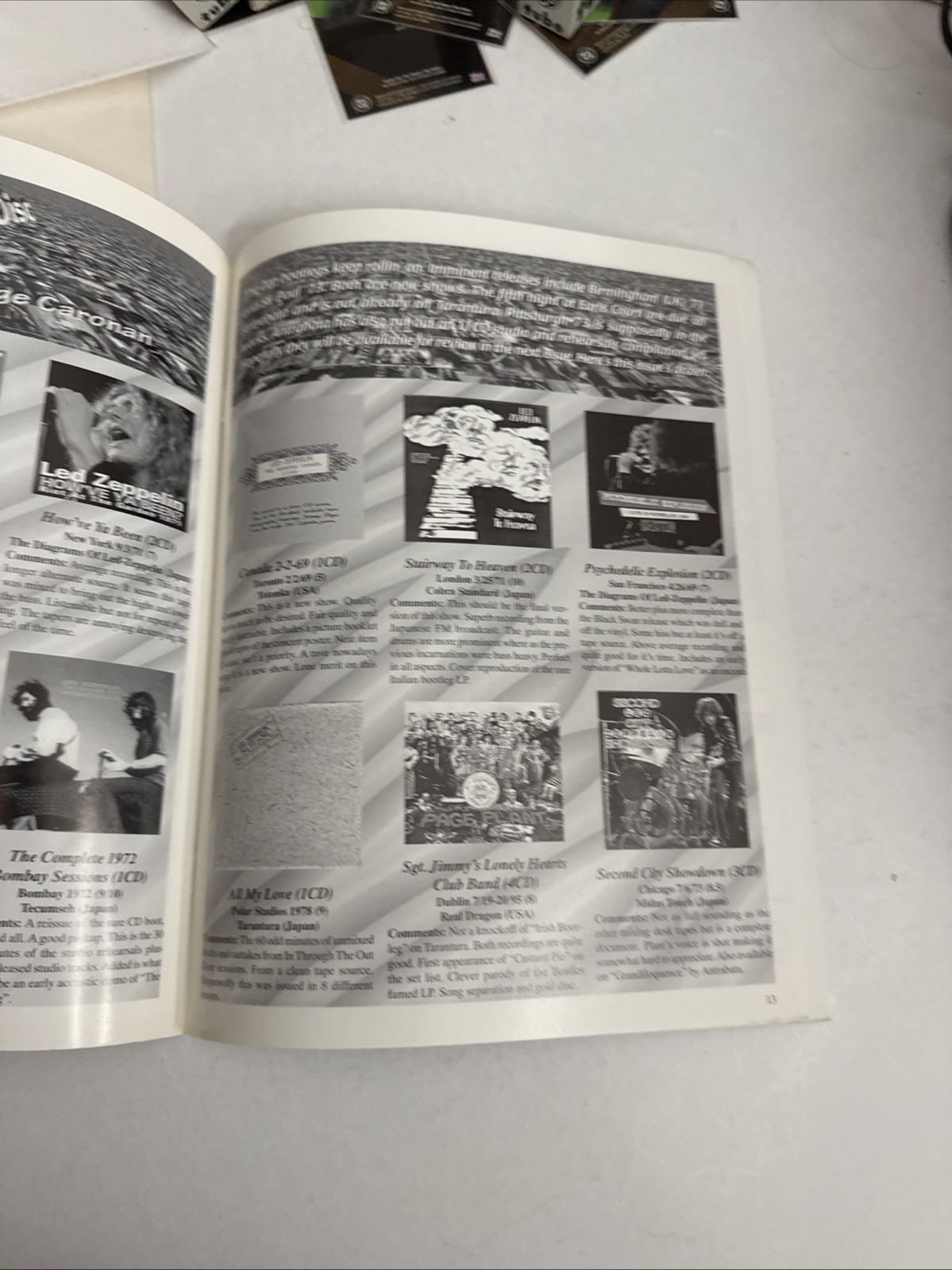 No Quarter, Led Zeplin Fanzine, April-May-June 97 C50