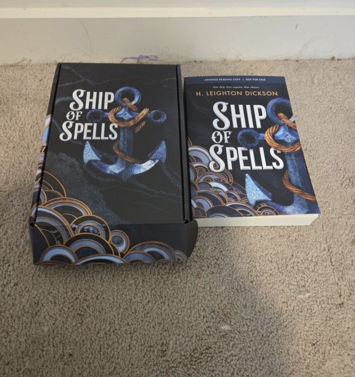 Red Tower Books Ship of Spells H. Leighton Dickson ARC Paperback Fantasy Novel