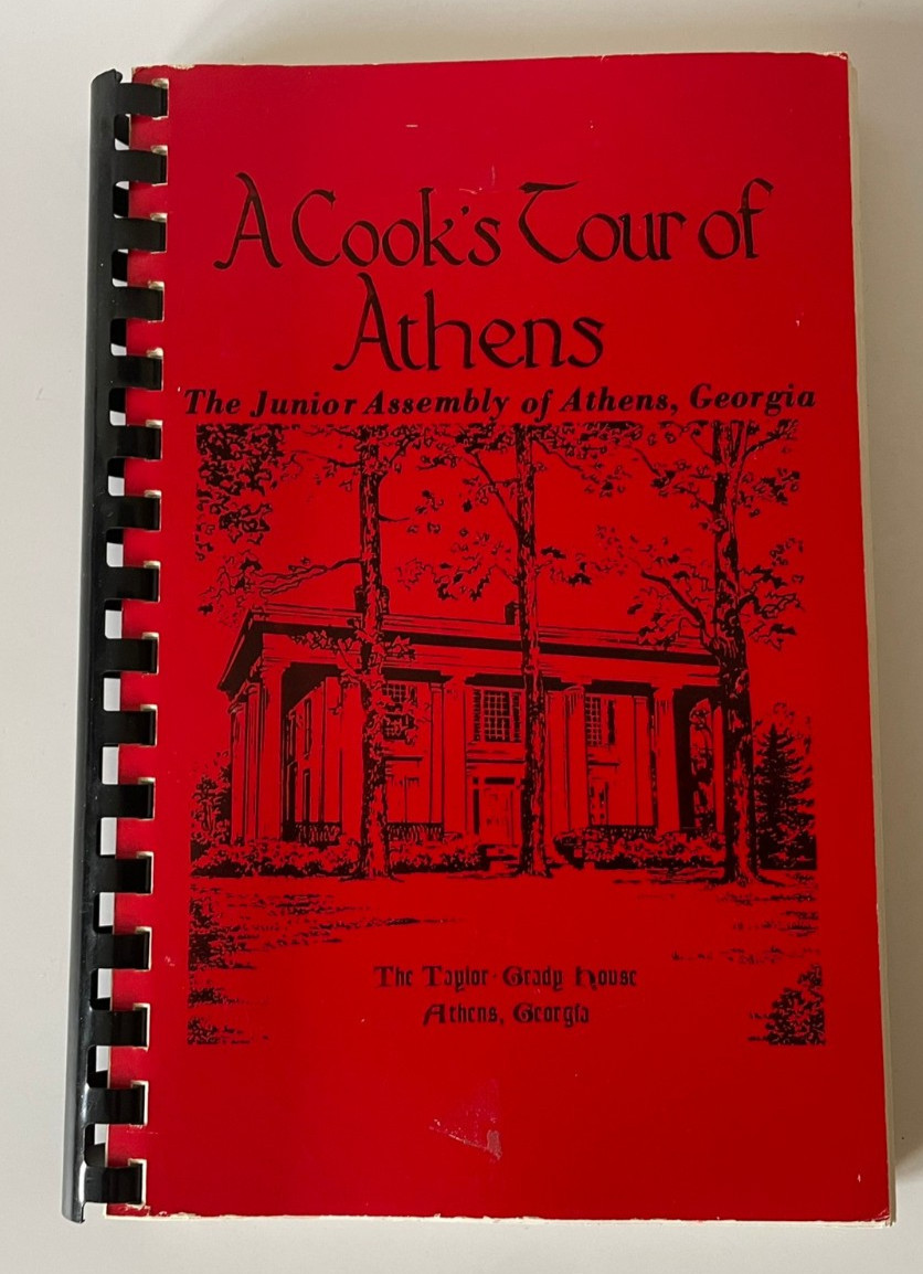 A Cook’s Tour of Athens GA ~ Junior Assembly 1972 ~ Vintage Cookbook ~ 346 pages