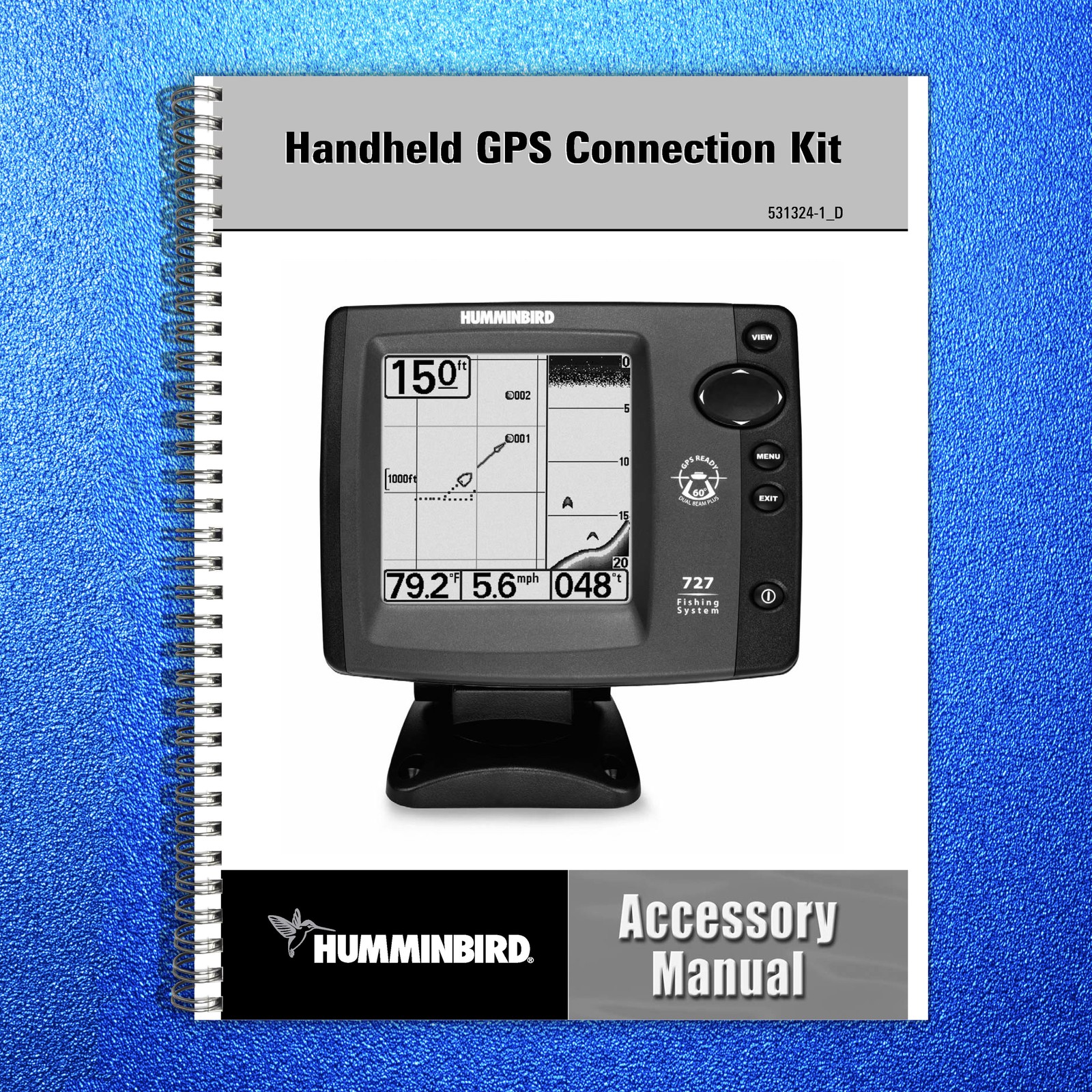 HUMMINBIRD Handheld GPS Connection Kit Installation Manual – WIRE BOUND – COVERS
