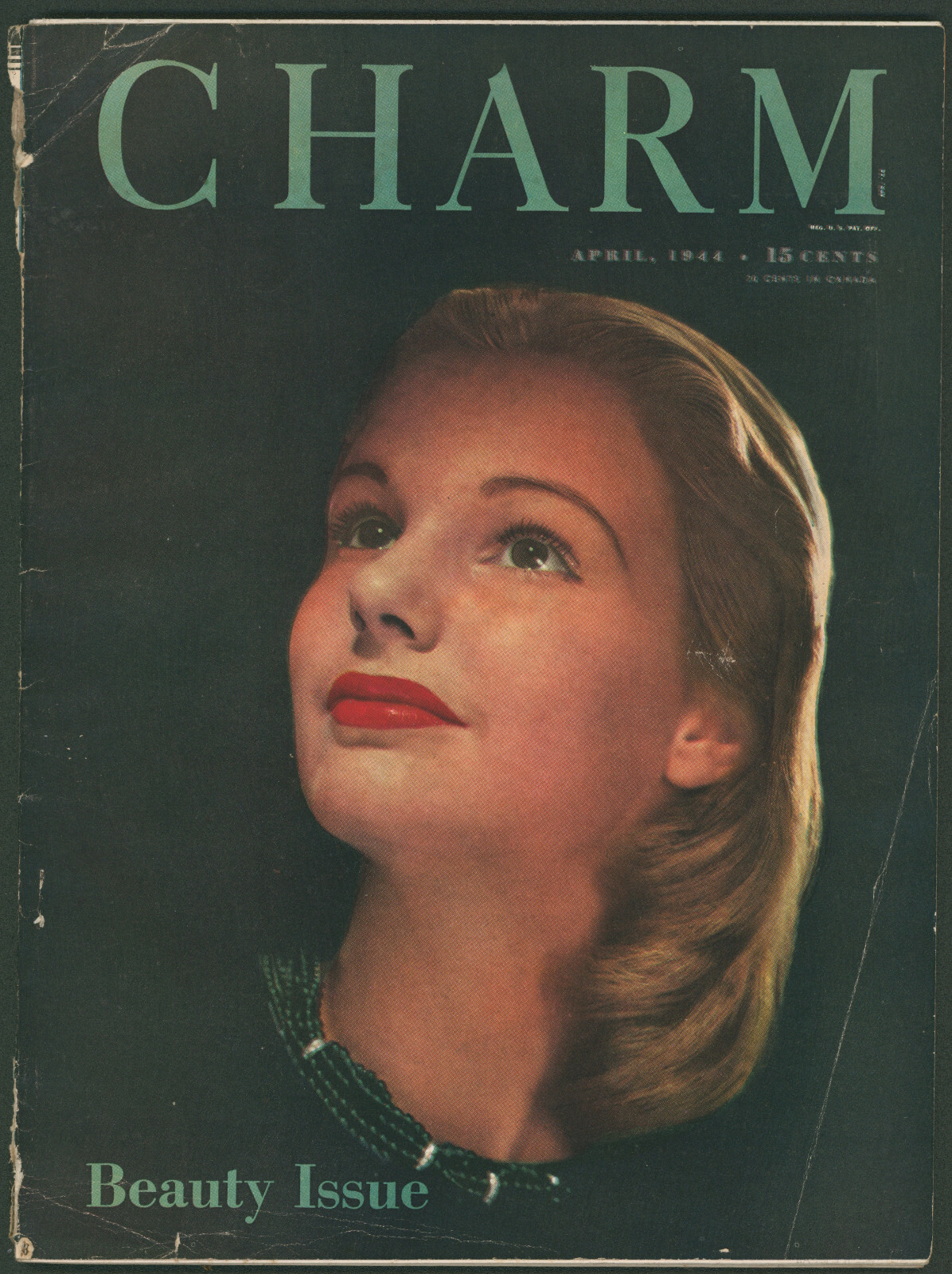 Charm Magazine April 1944 WWII 1940s Fashions ~Edith Head~ Hollywood