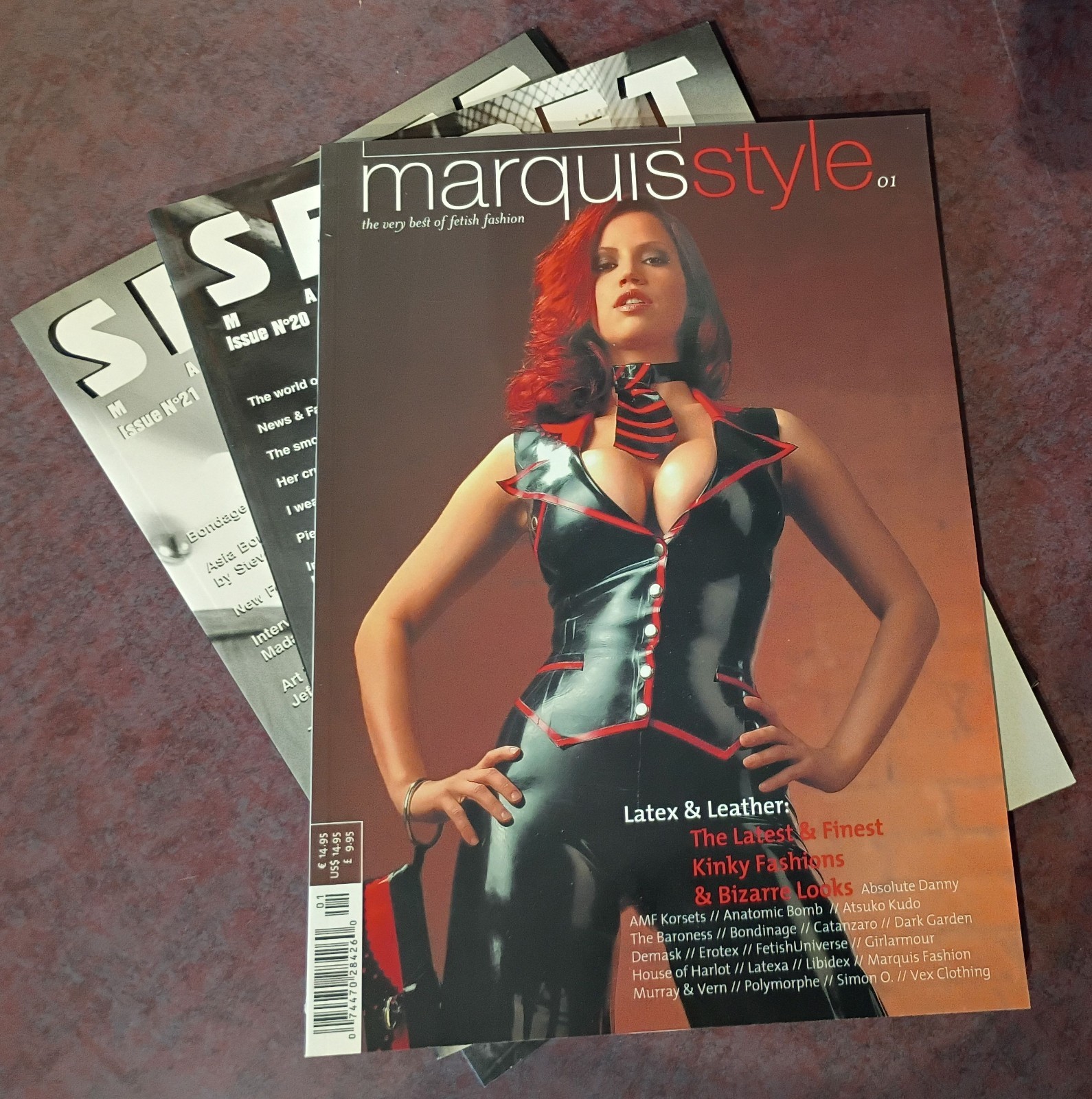 Lot 3 magazines Marquis Style #1 2006 art fashion lifestyle secret photography