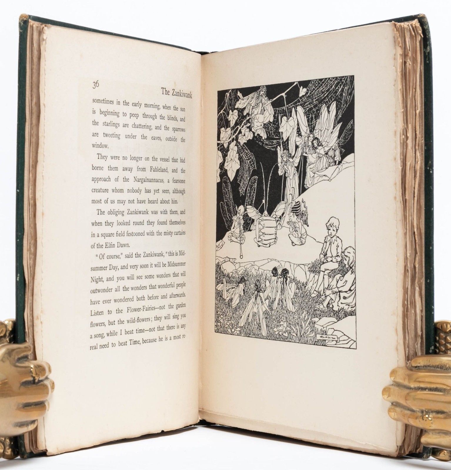Arthur Rackham, S J Adair Fitzgerald / Zankiwank & the Bletherwitch 1st ed 1896