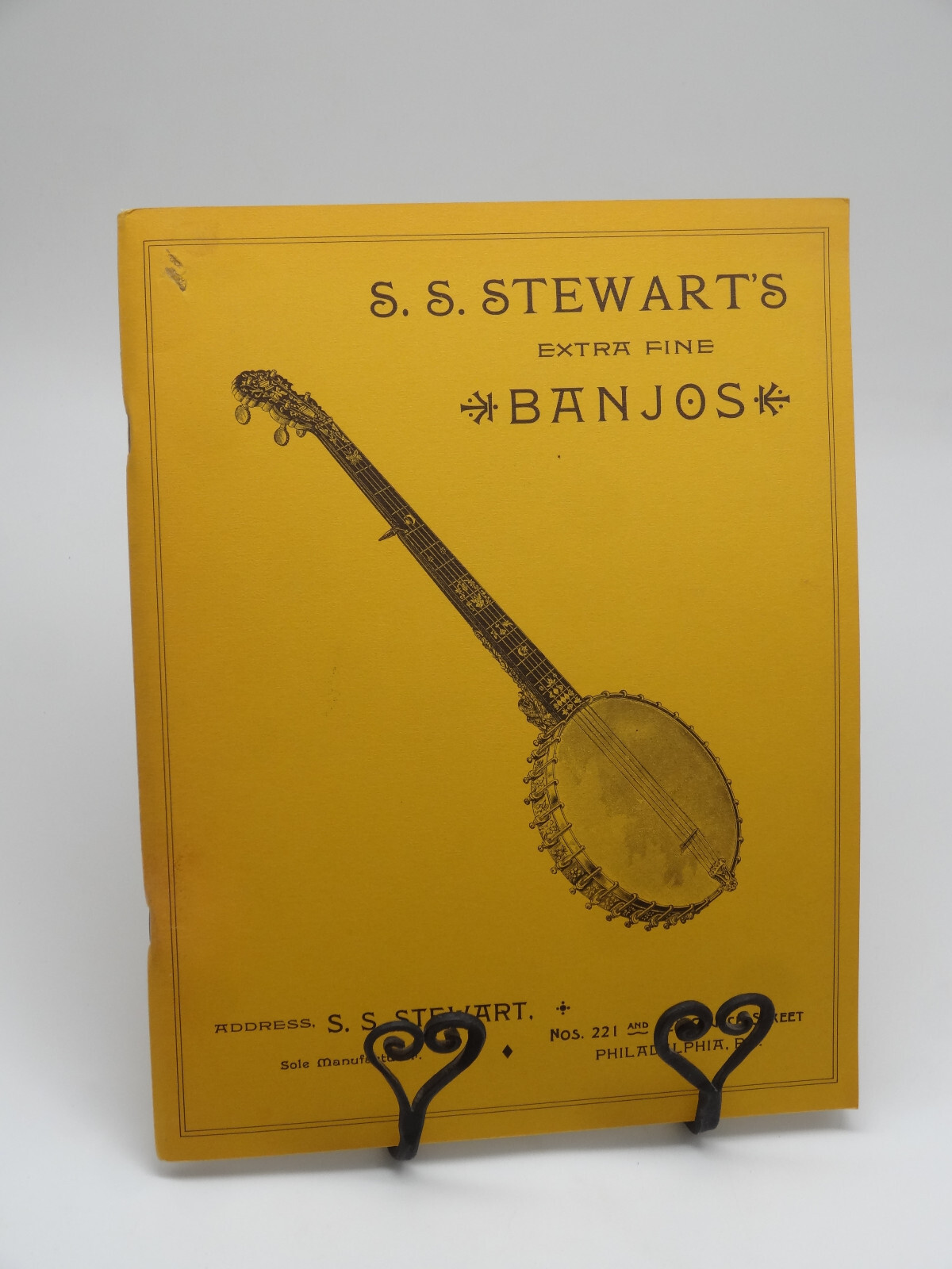 S. S. Stewart’s extra fine banjos. Manufacturer Banjo Mandolins Guitar 1973 Rar
