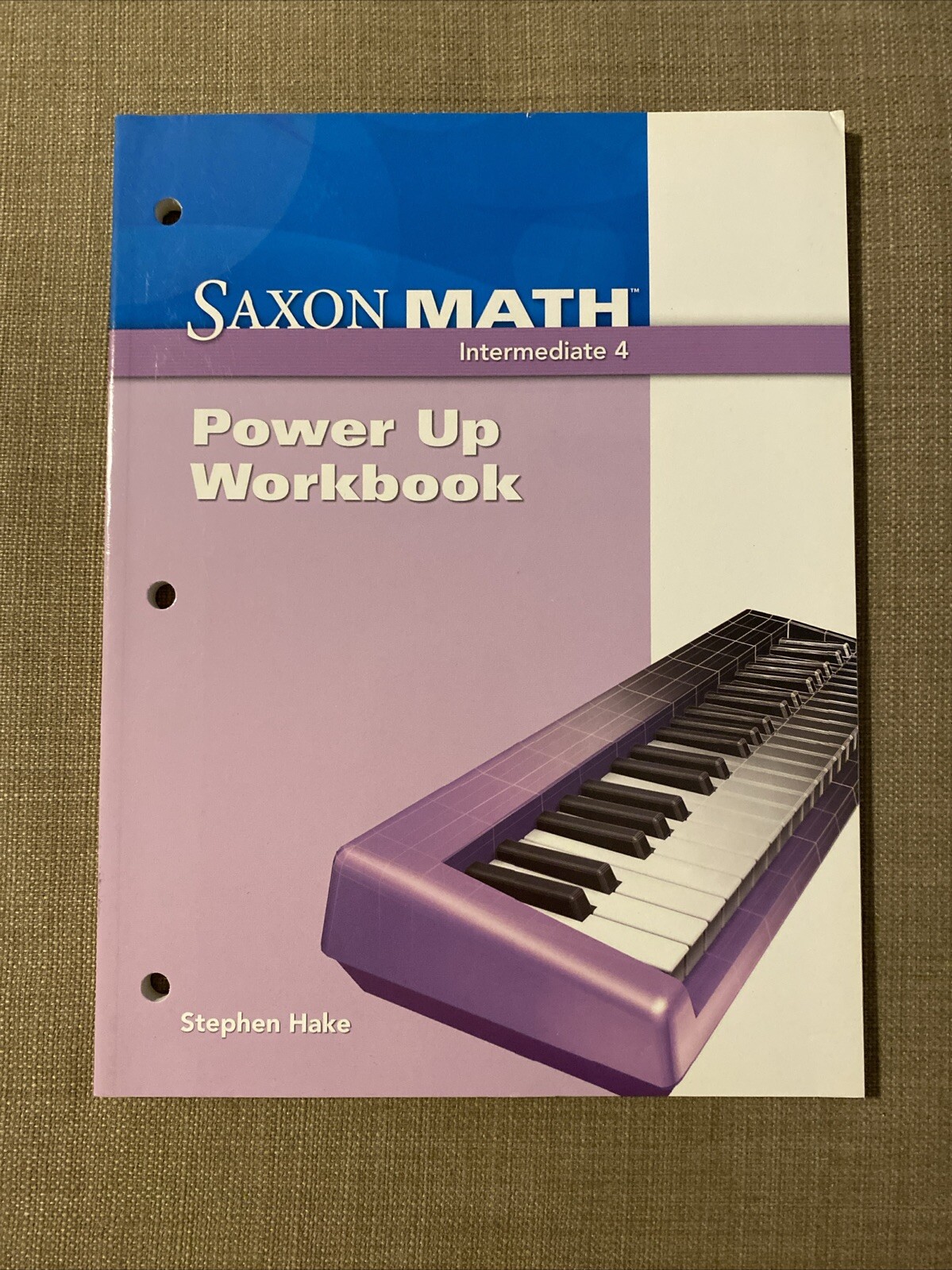 Saxon Math Intermediate 4 Power-Up Workbook by Stephen Hake