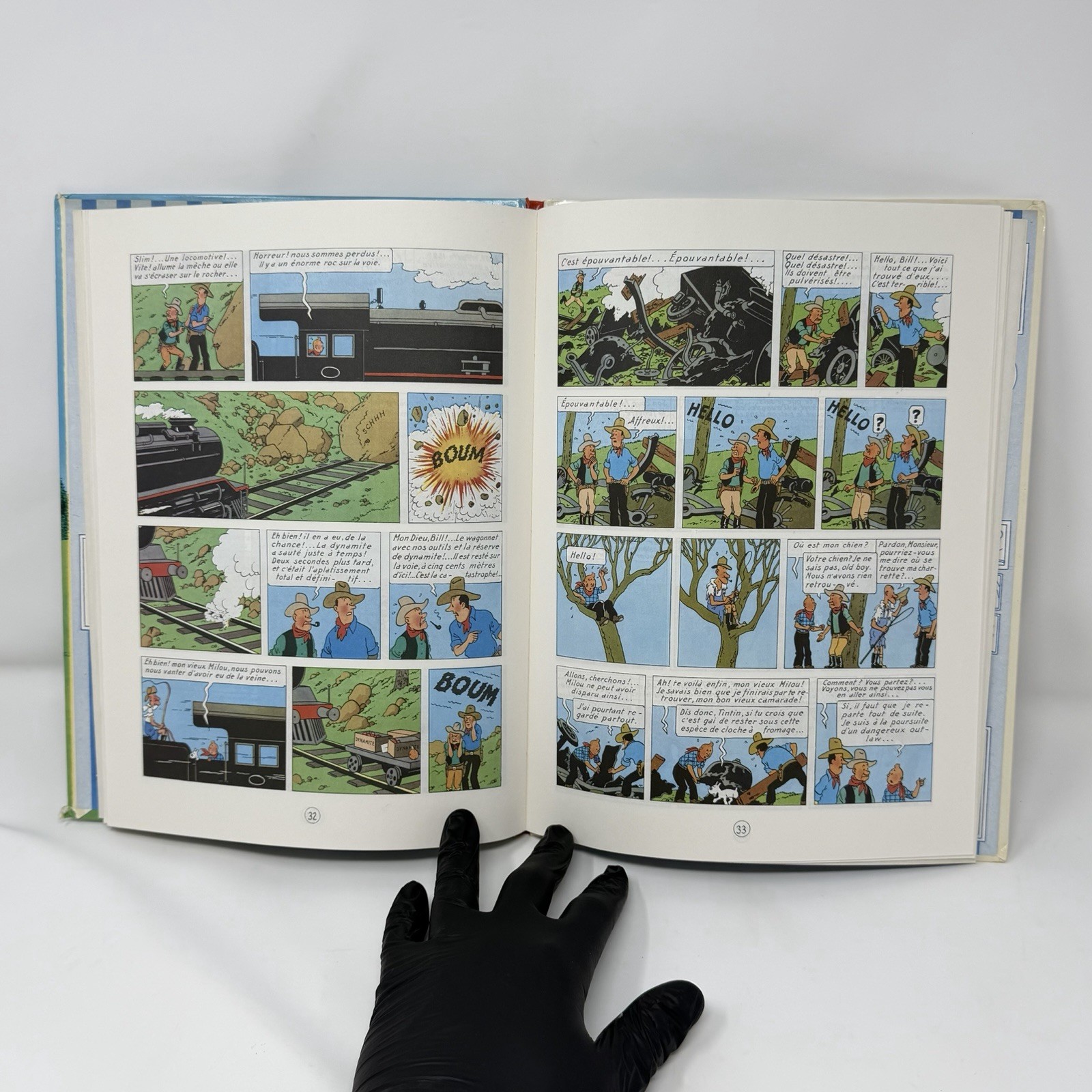Tintin Au Congo Hergé Casterman 1980 Belgian French Hardcover Comic