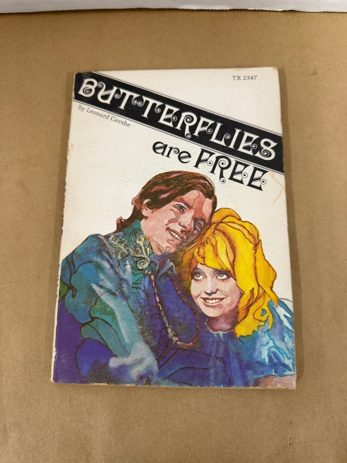 Butterflies Are Free Leonard Gershe 1972 Movie Tie-In Vintage Paperback