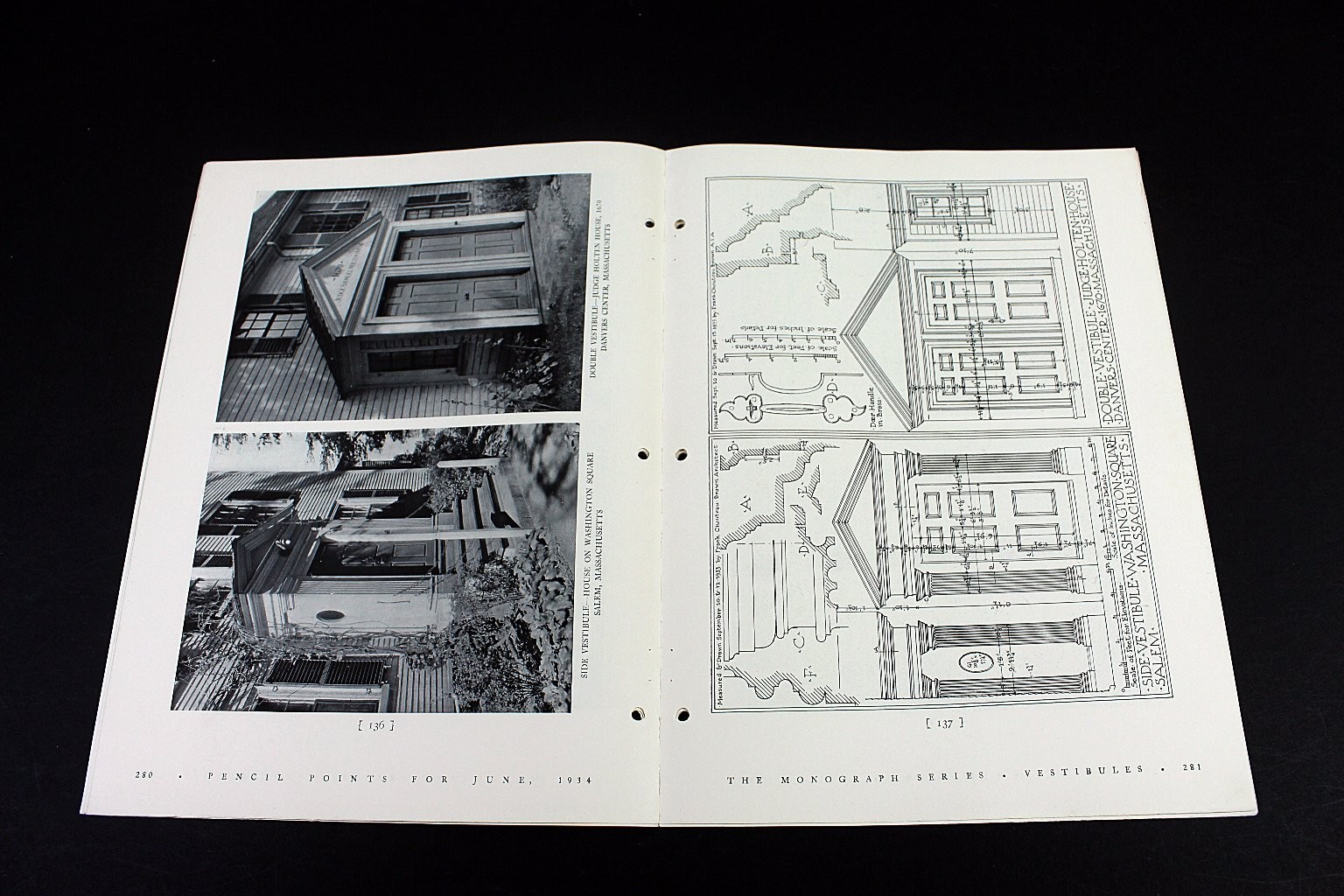 A Group of Eastern Massachusetts Vestibules by Benjamin H. Newton 1934