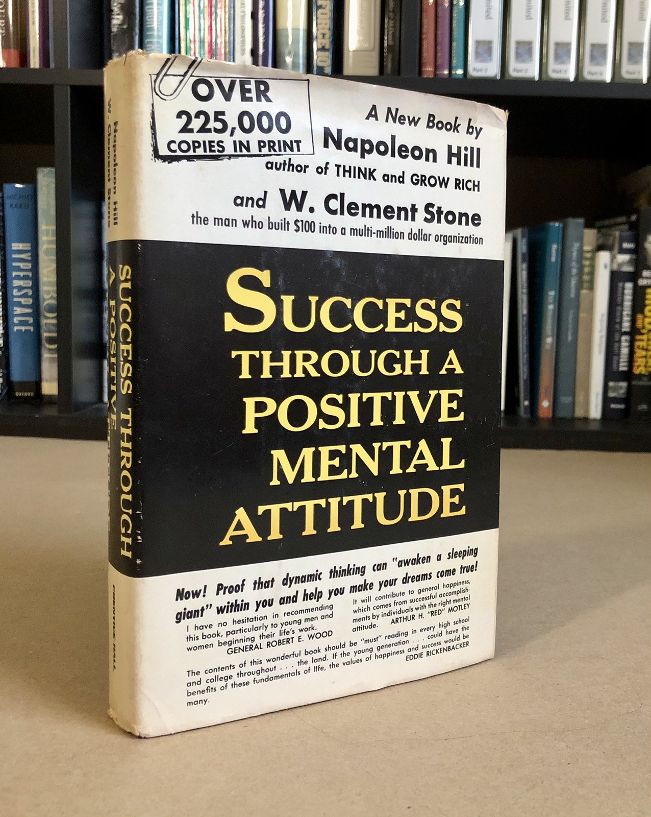 Success Through a Positive Mental Attitude, Napoleon Hill & W. Clement Stone VG!